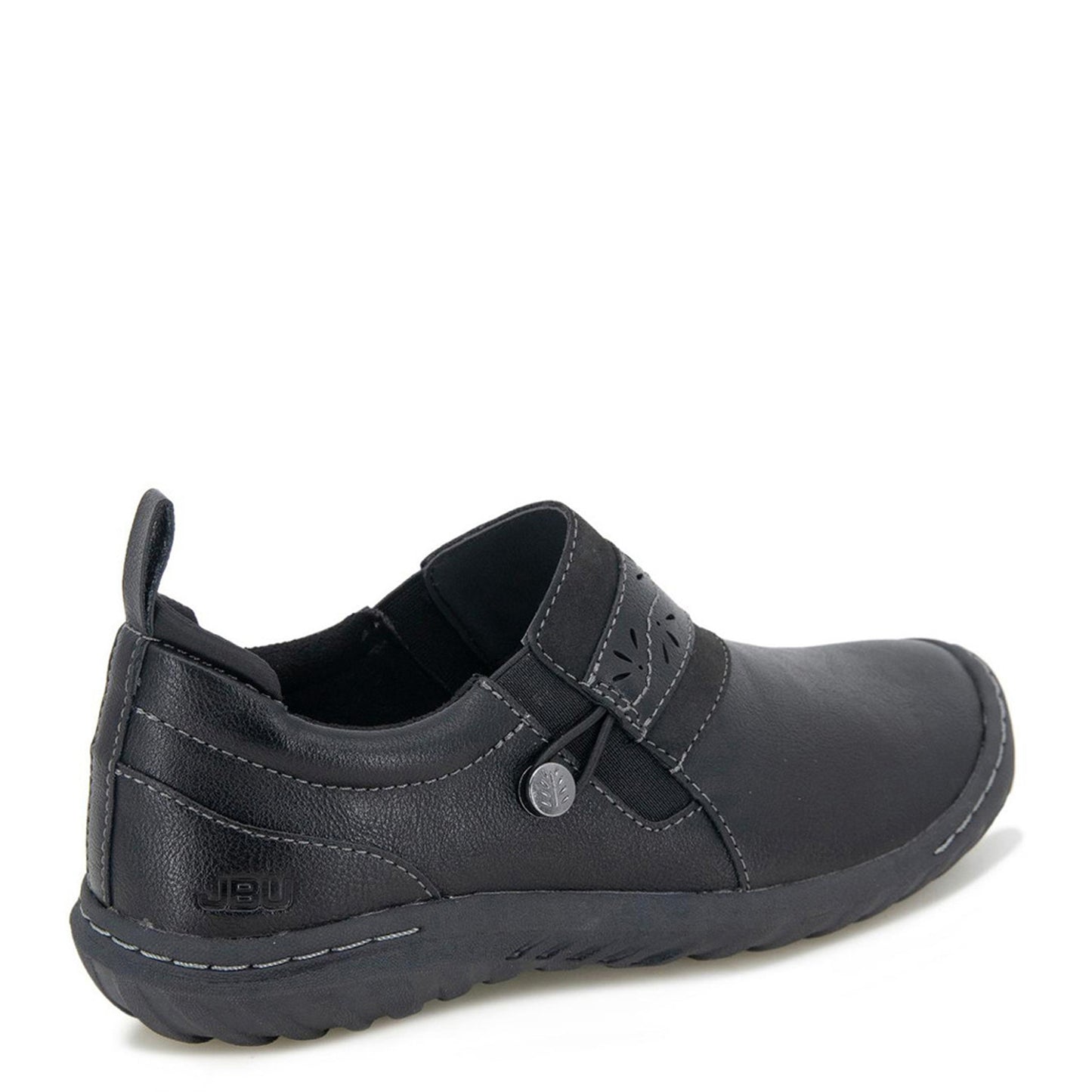 Peltz Shoes Women's Jambu Fern Slip-On Black B3FER01