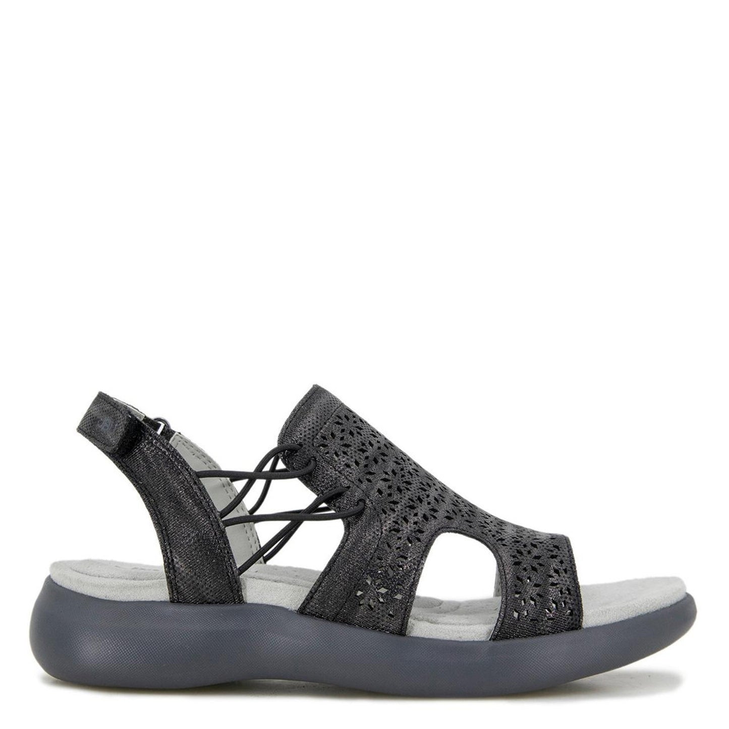 Peltz Shoes Women's JBU by Jambu Francis Sandal Black B3FRN01