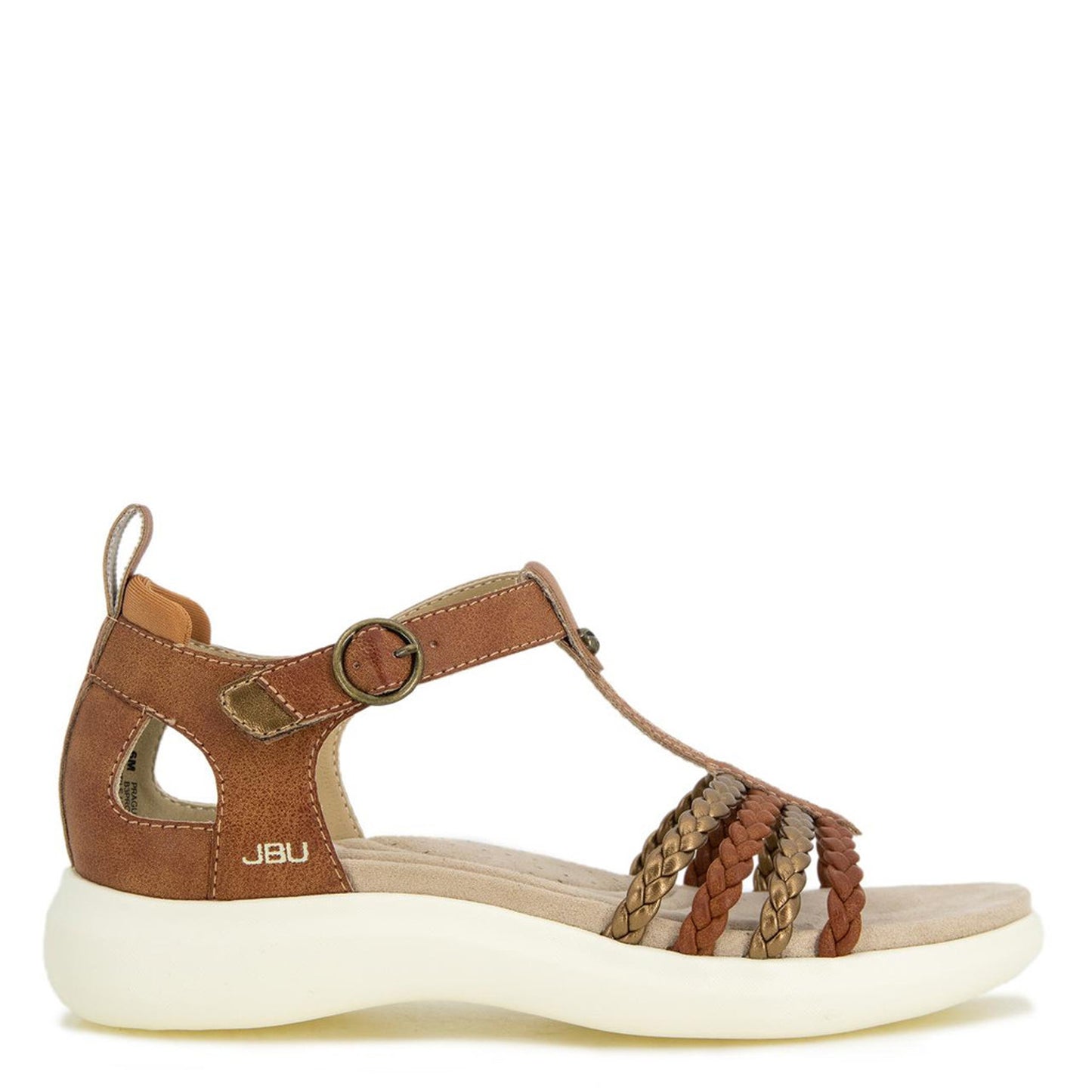 Peltz Shoes Women's JBU by Jambu Prague Sandal Brown/Bronze B3PRG18