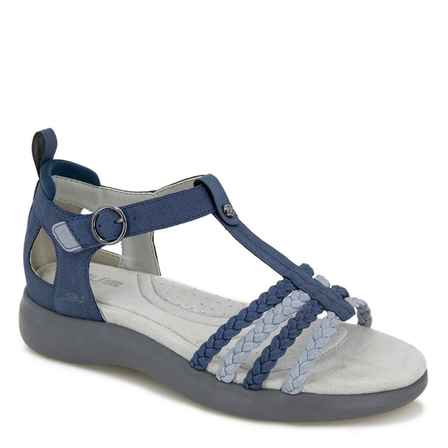 Peltz Shoes Women's JBU by Jambu Prague Sandal Denim/Stone B3PRG45