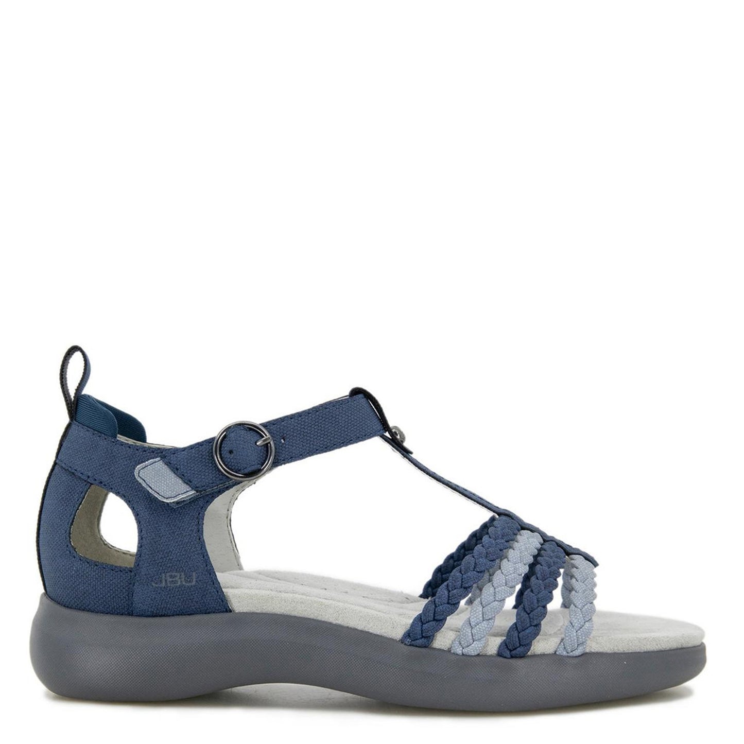 Peltz Shoes Women's JBU by Jambu Prague Sandal Denim/Stone B3PRG45