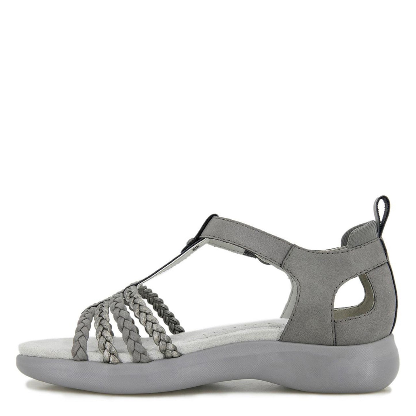Peltz Shoes Women's JBU by Jambu Prague Sandal Grey B3PRG56