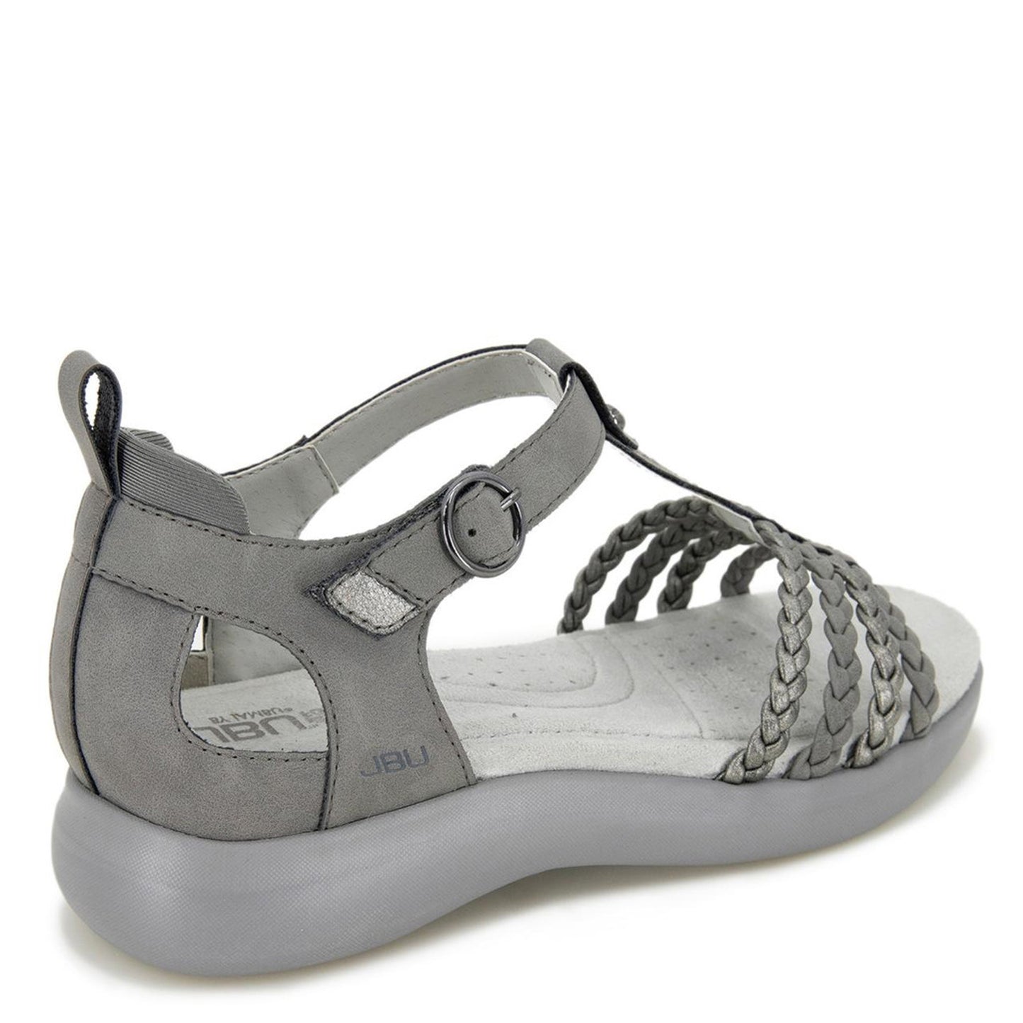 Peltz Shoes Women's JBU by Jambu Prague Sandal Grey B3PRG56