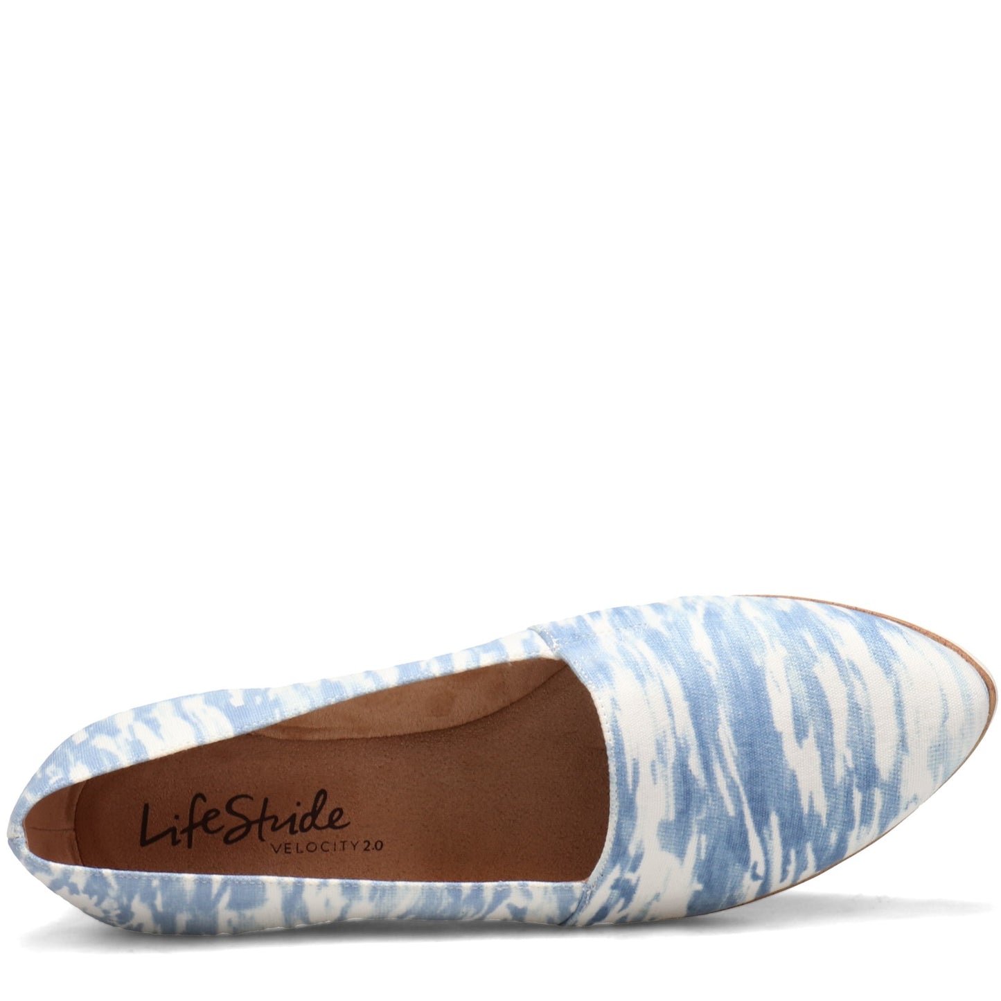 Peltz Shoes Women's LifeStride Bloom Slip-On Blue Multi Watercolor B5289FB412