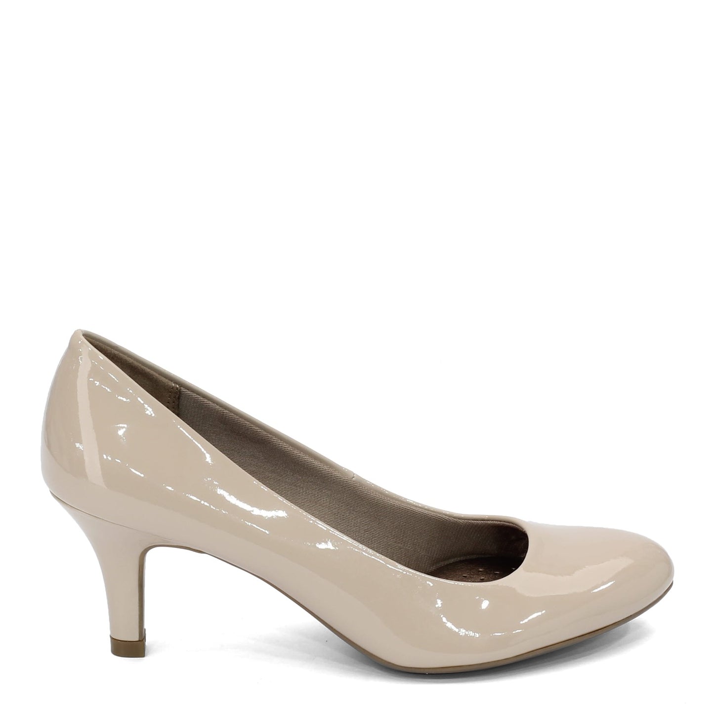 Peltz Shoes Women's Life Stride Parigi Pump Taupe Patent B5988S2253
