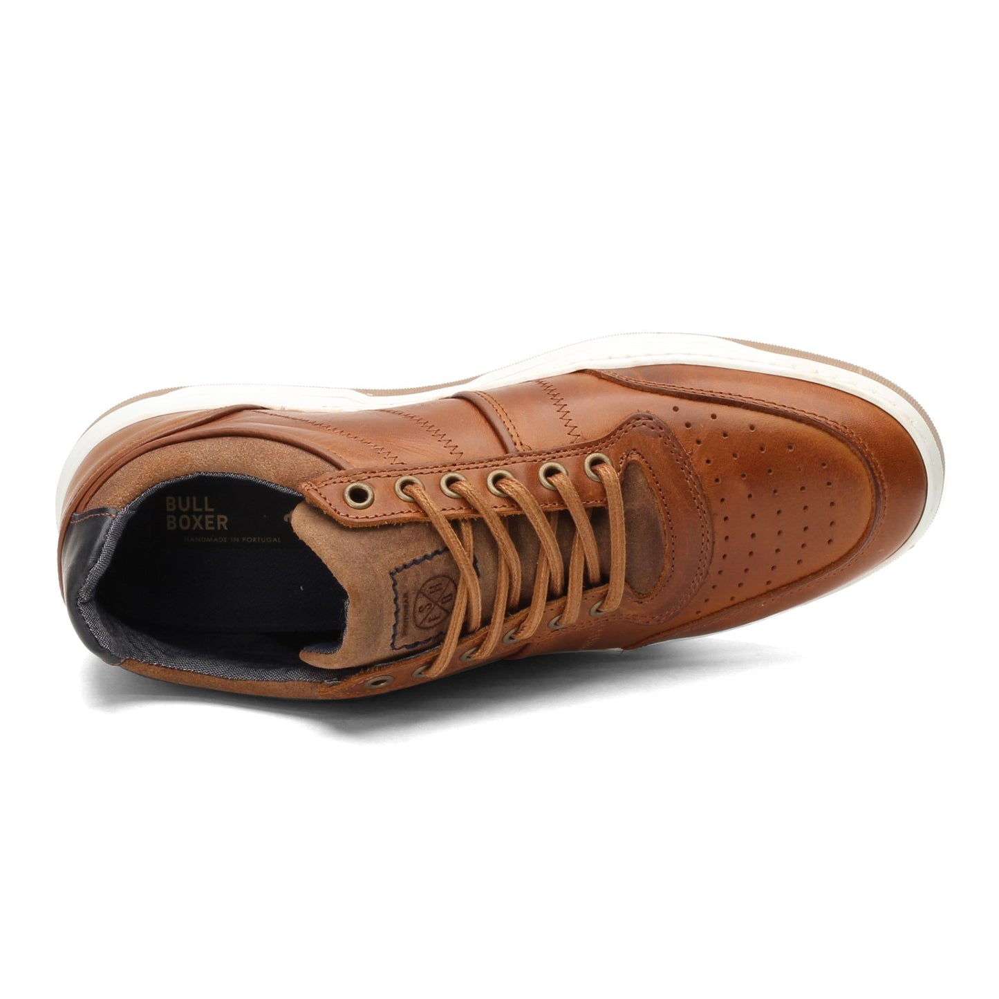 Peltz Shoes Men's Bullboxer Autry Sneaker COGNAC B621-K2-3768Y C