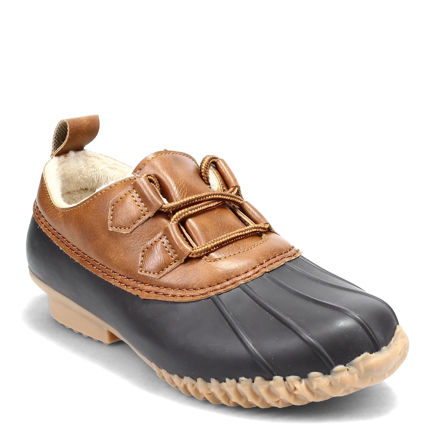 Peltz Shoes Women's JBU by Jambu Glenda Duck Boot Brown B9GLD34