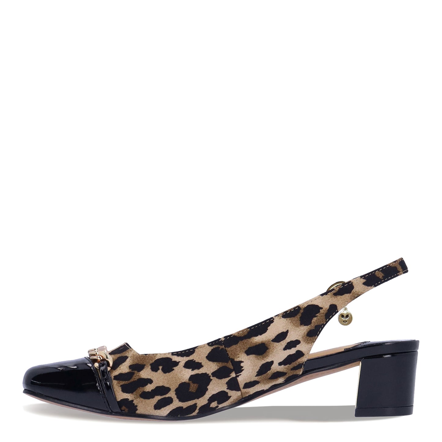 Peltz Shoes Women's J Renee Bagley Pump Leopard BAGLEY-APBRB