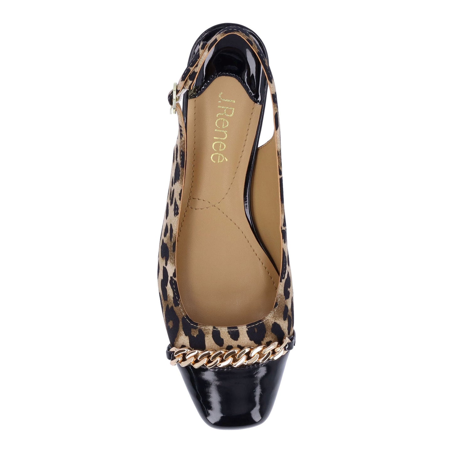 Peltz Shoes Women's J Renee Bagley Pump Leopard BAGLEY-APBRB