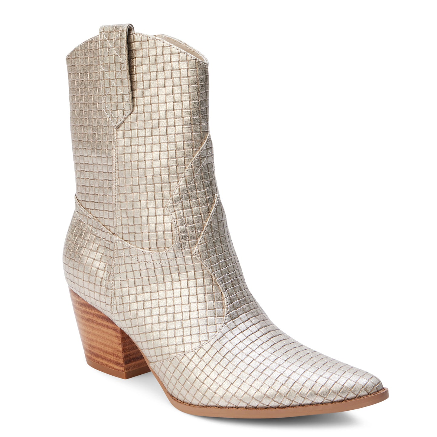 Peltz Shoes Women's Coconuts By Matisse Bambi Boot GOLD WEAVE BAMBI GOLD WEAVE