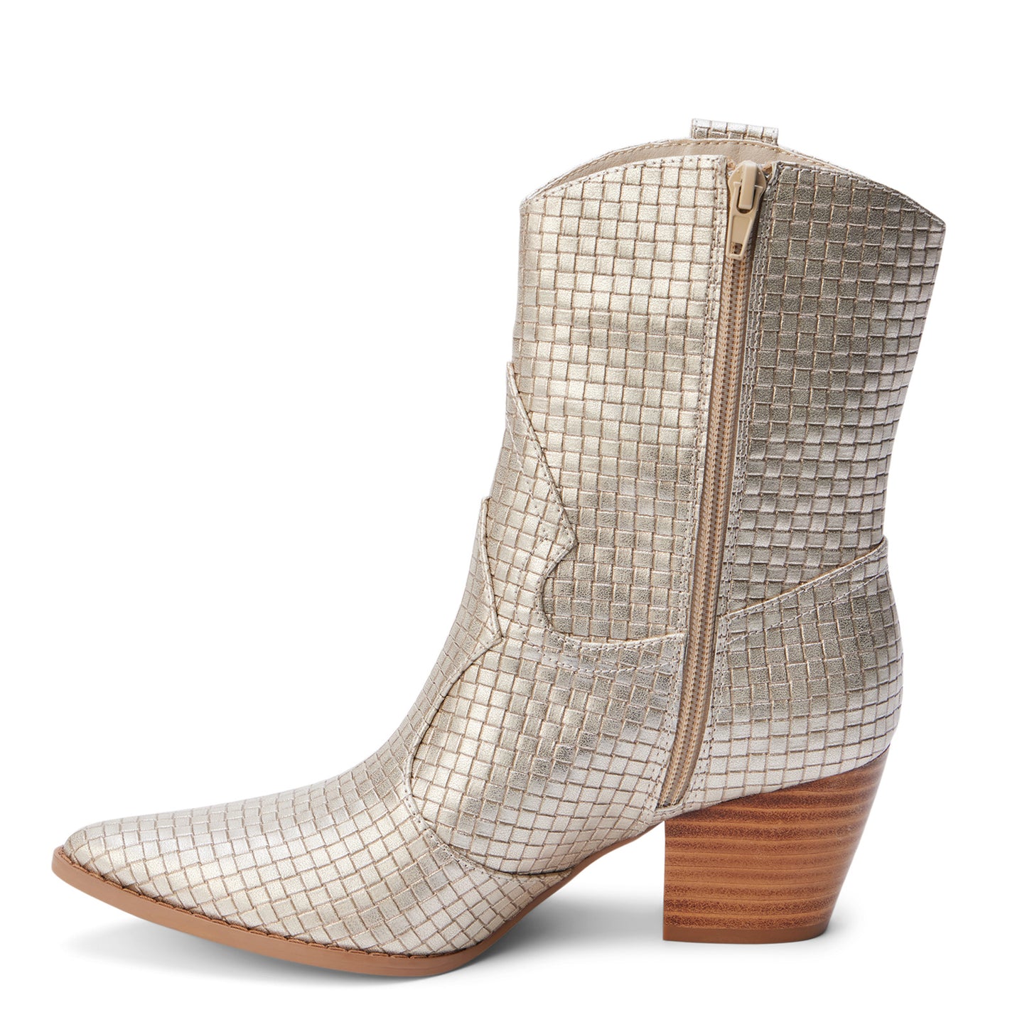 Peltz Shoes Women's Coconuts By Matisse Bambi Boot GOLD WEAVE BAMBI GOLD WEAVE