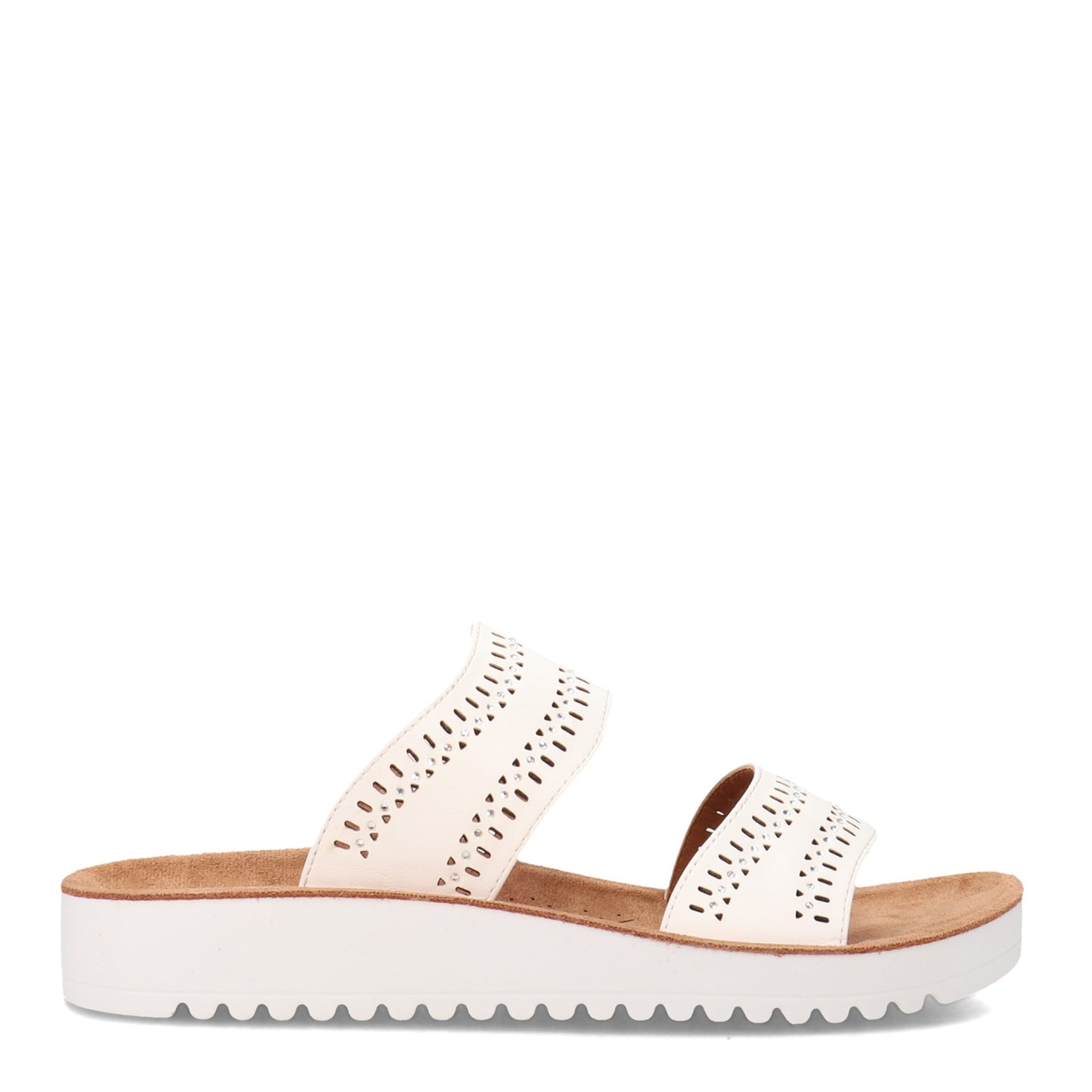 Peltz Shoes Women's Flexus Bayshore Sandal White BAYSHORE-W