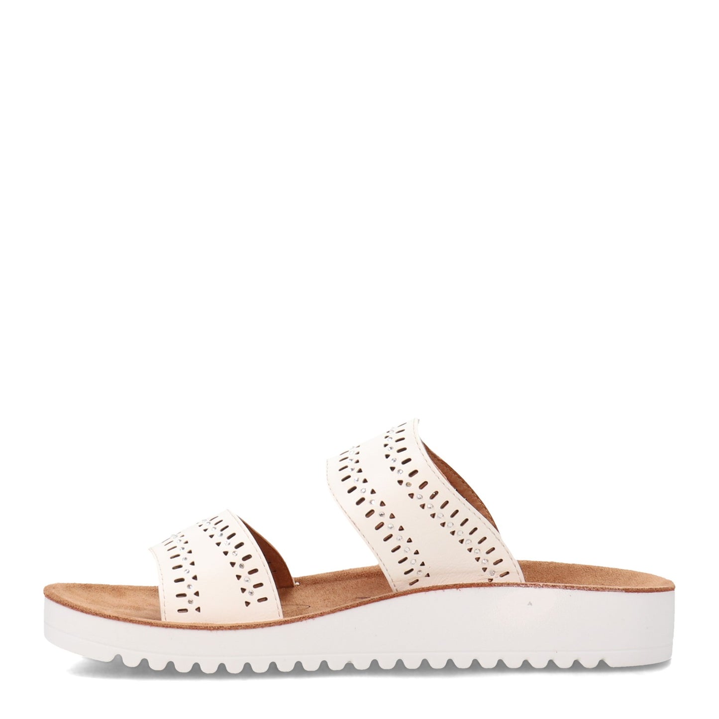 Peltz Shoes Women's Flexus Bayshore Sandal White BAYSHORE-W