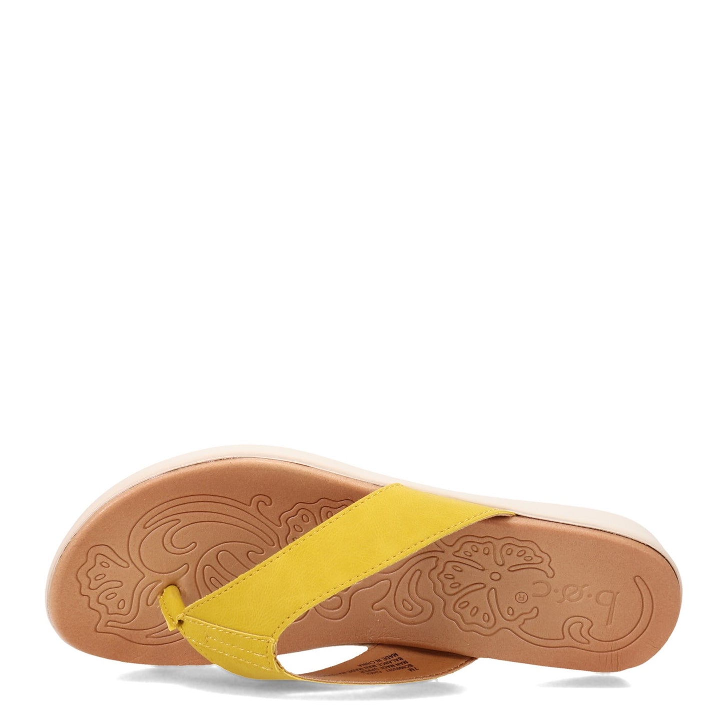 Peltz Shoes Women's b.o.c Aimee Sandal YELLOW BC0003577