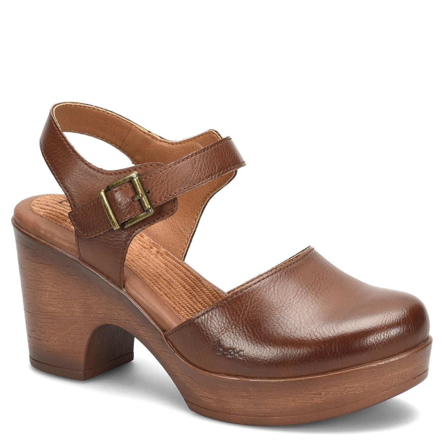 Peltz Shoes Women's b.o.c Natasha Clog BROWN BC0008006