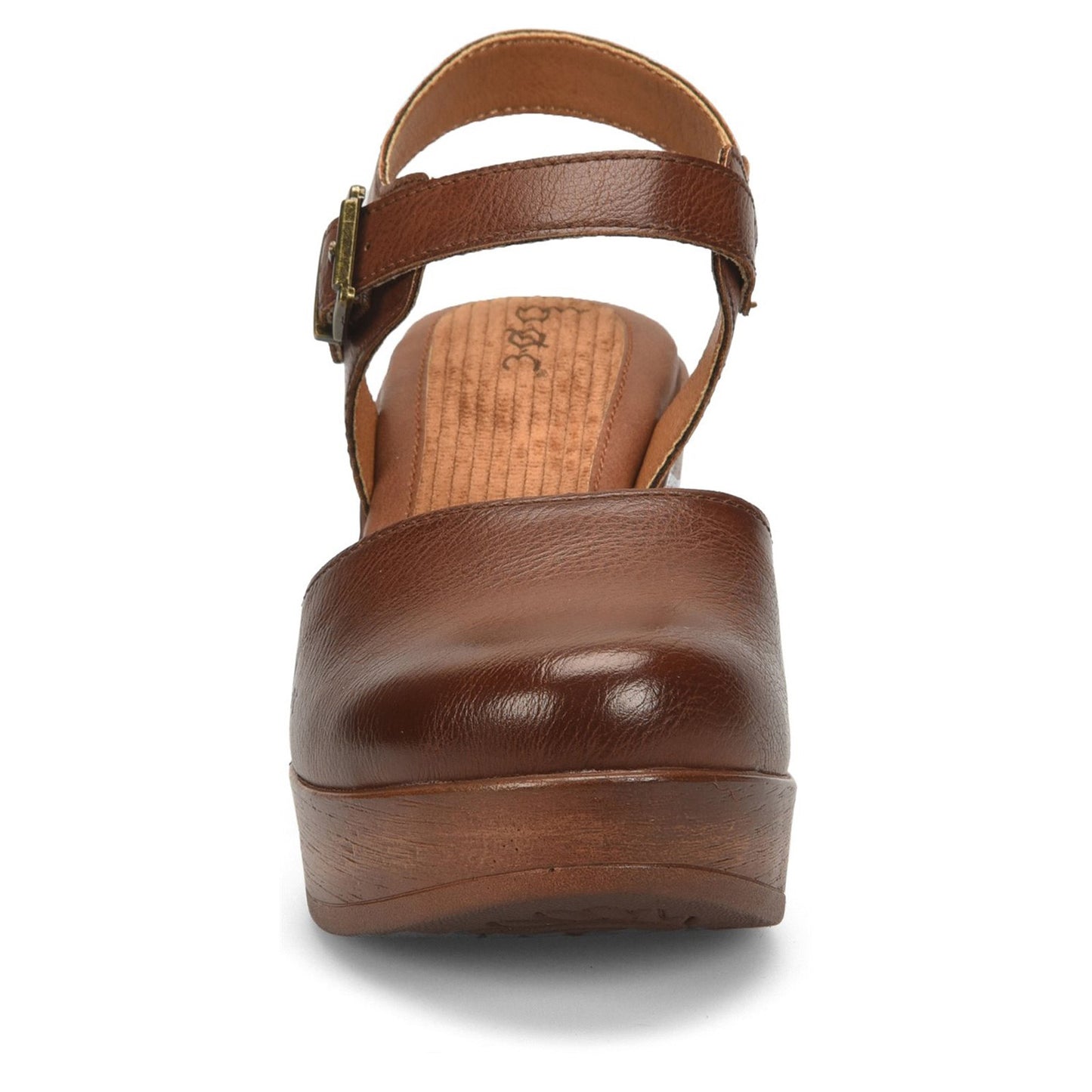 Peltz Shoes Women's b.o.c Natasha Clog BROWN BC0008006