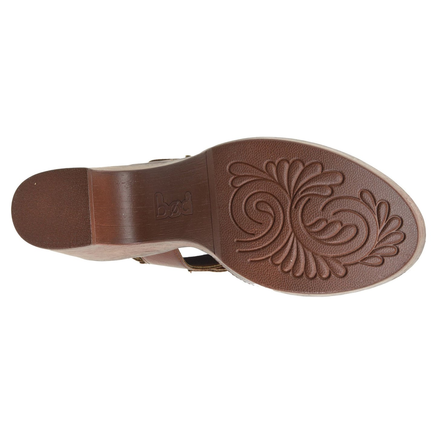 Peltz Shoes Women's b.o.c Natasha Clog BROWN BC0008006
