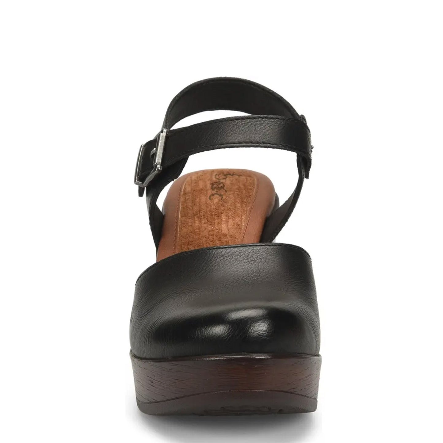 Peltz Shoes Women's b.o.c Natasha Clog BLACK BC0008009