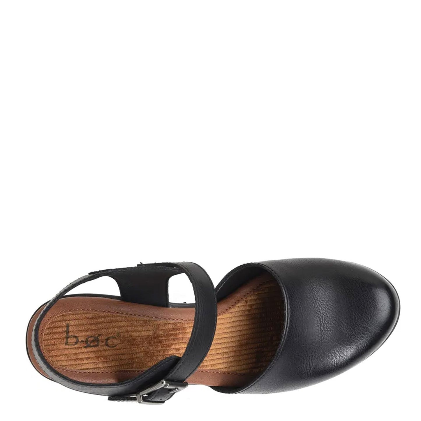 Peltz Shoes Women's b.o.c Natasha Clog BLACK BC0008009