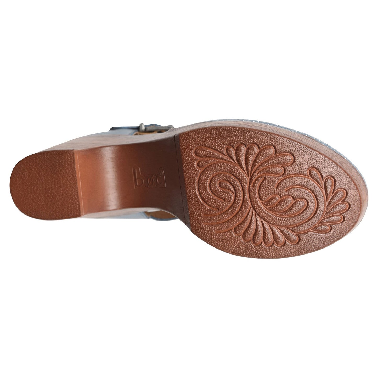 Peltz Shoes Women's b.o.c Gia Clog BLUE BC0011804