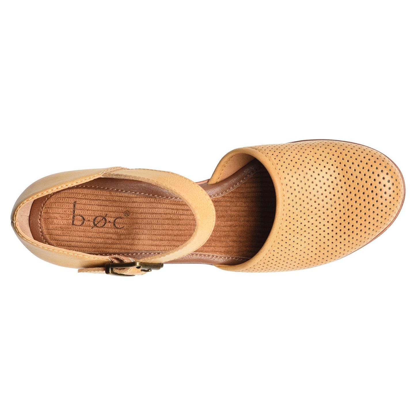 Peltz Shoes Women's b.o.c Gia Clog YELLOW BC0011807