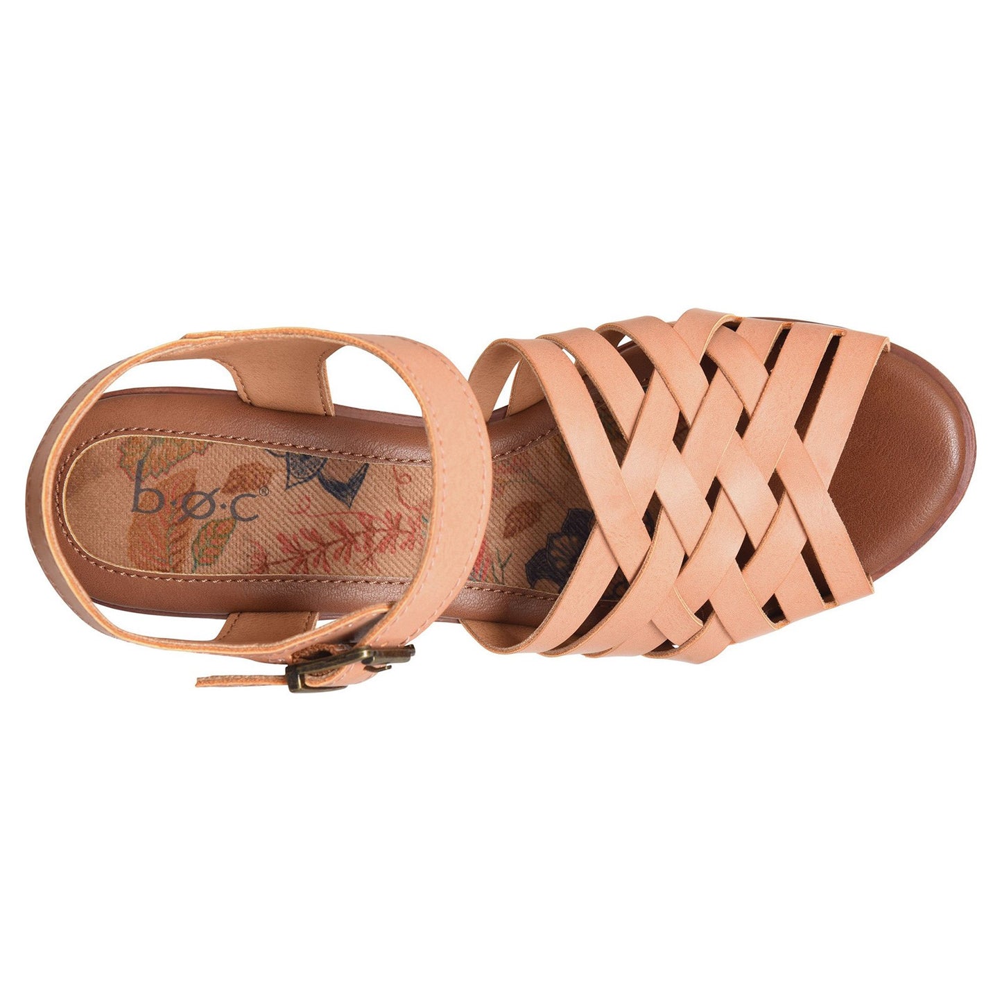 Peltz Shoes Women's b.o.c Gweneth Sandal ORANGE BC0019676