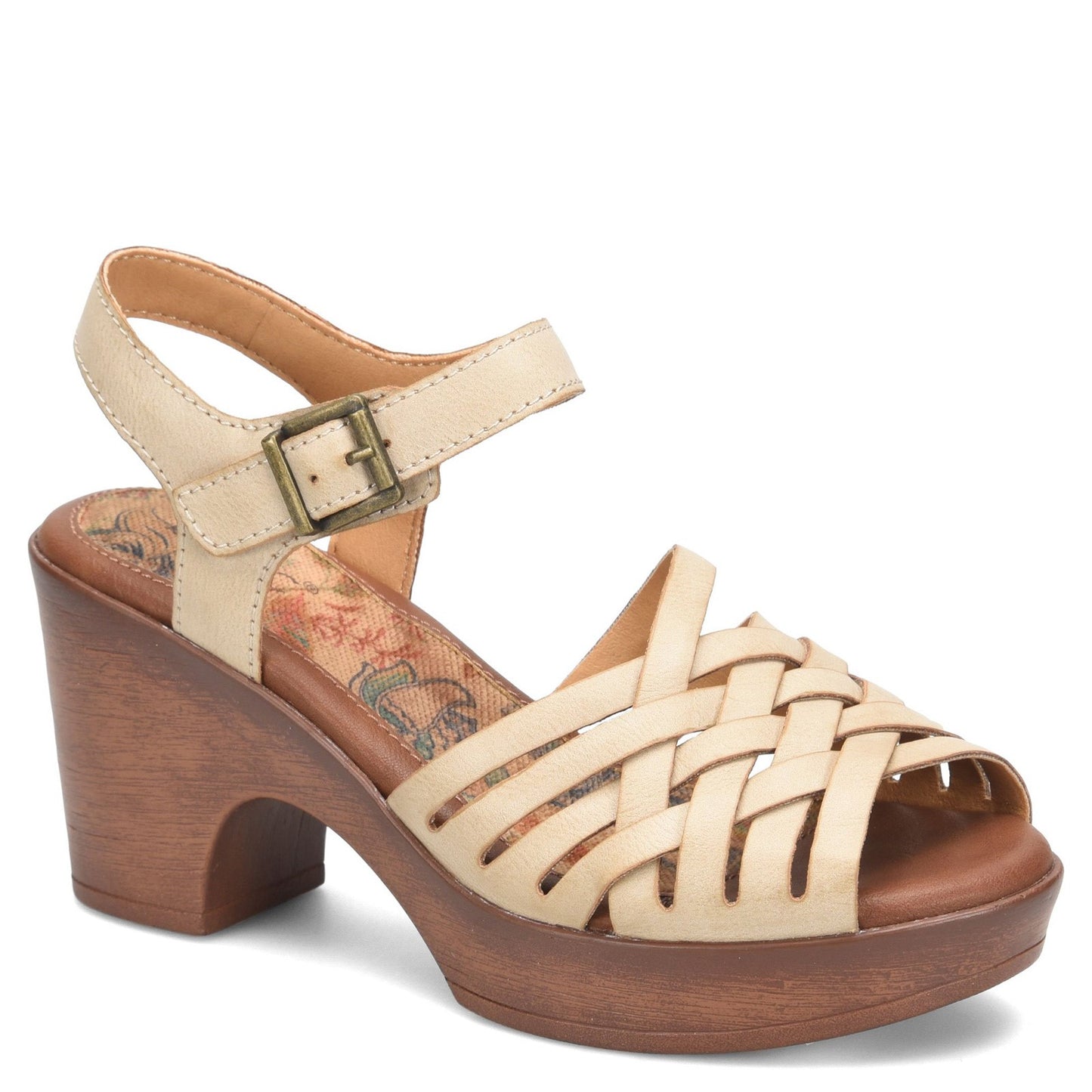 Peltz Shoes Women's b.o.c Gweneth Sandal CREAM BC0019679