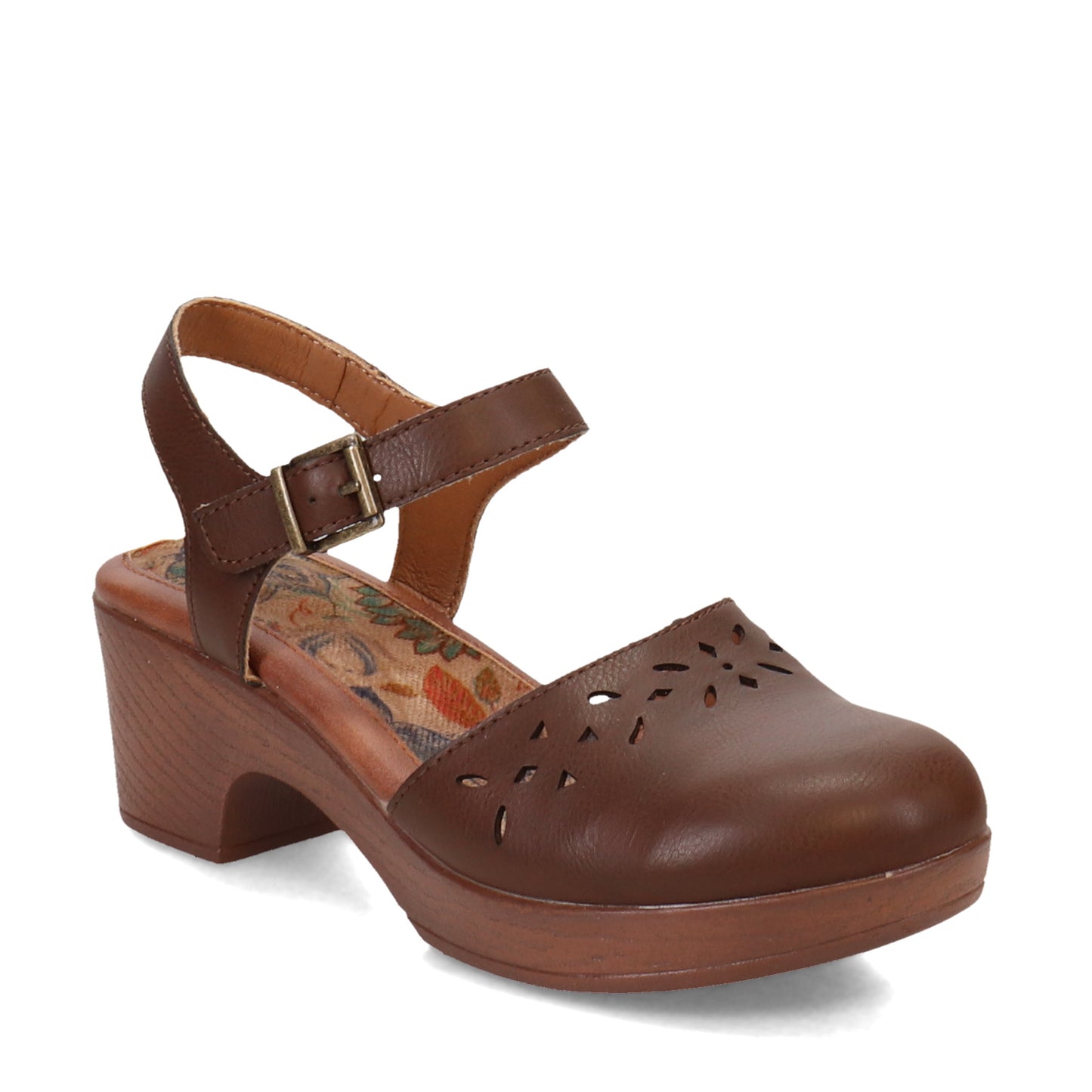 Peltz Shoes Women's b.o.c Jasmine Clog BROWN BC0022906