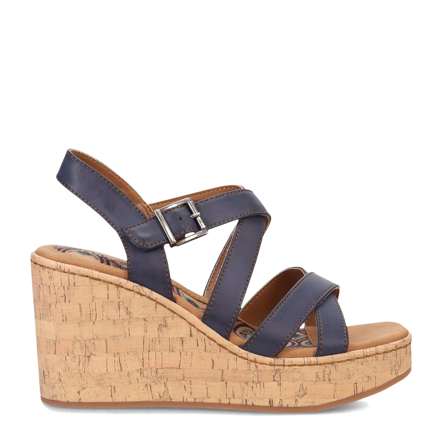 Peltz Shoes Women's b.o.c Chiana Sandal NAVY BC0028034