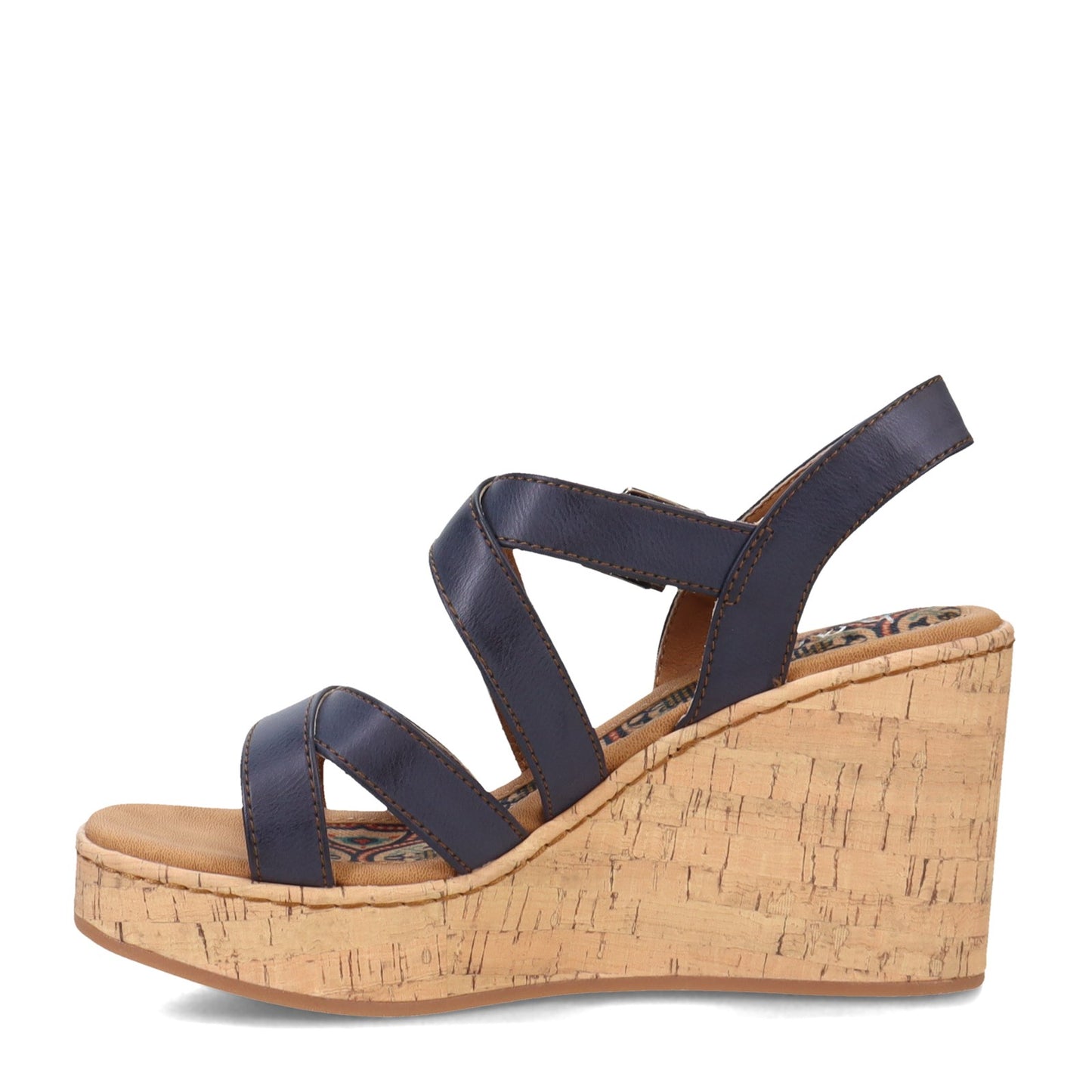 Peltz Shoes Women's b.o.c Chiana Sandal NAVY BC0028034