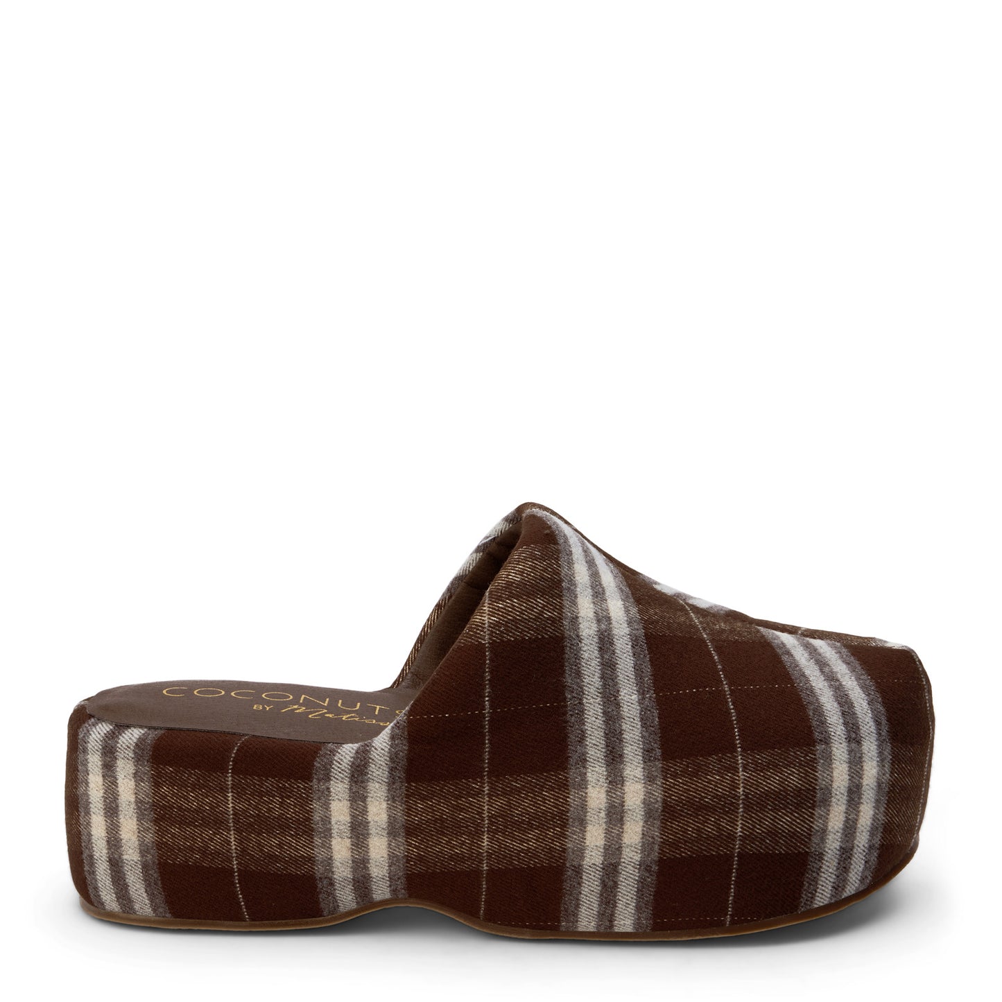 Peltz Shoes Women's Coconuts By Matisse Bella Clog BROWN PLAID BELLA BROWN PLAID