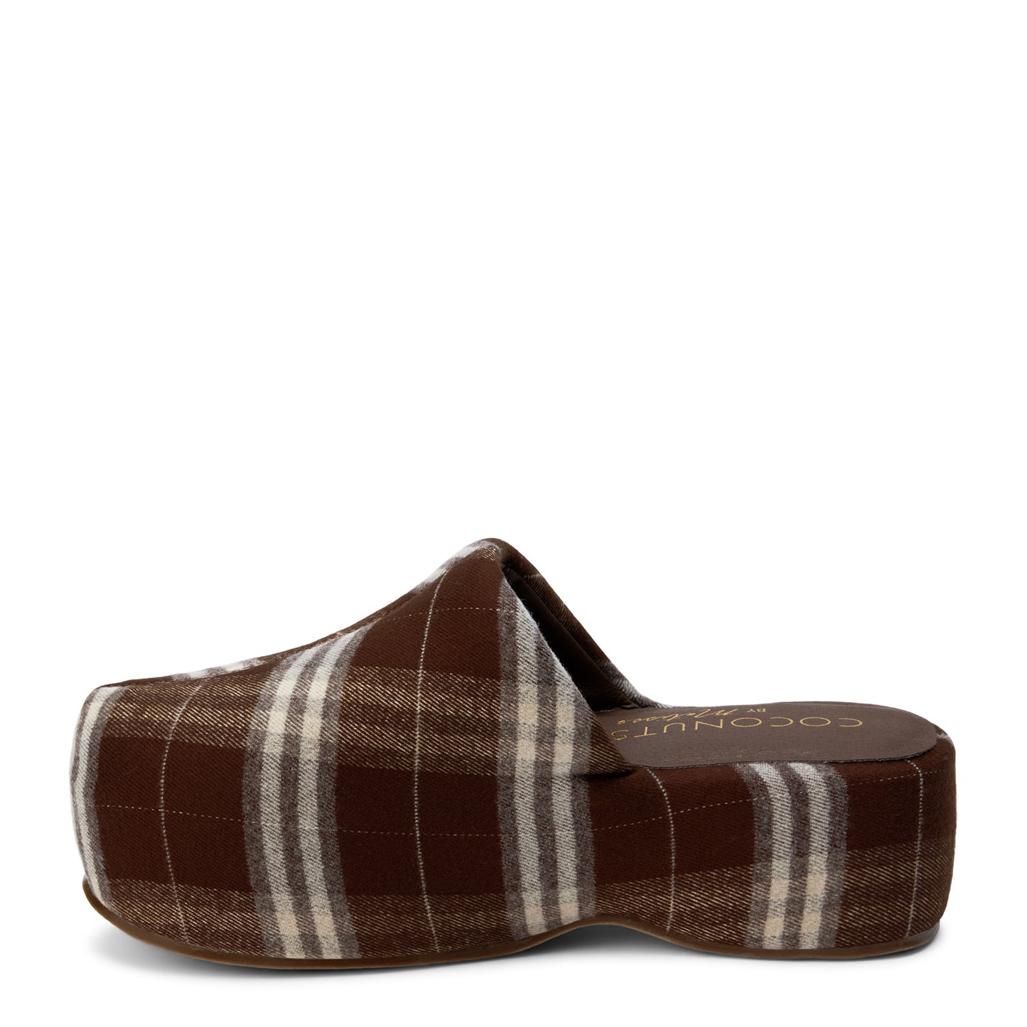 Peltz Shoes Women's Coconuts By Matisse Bella Clog BROWN PLAID BELLA BROWN PLAID