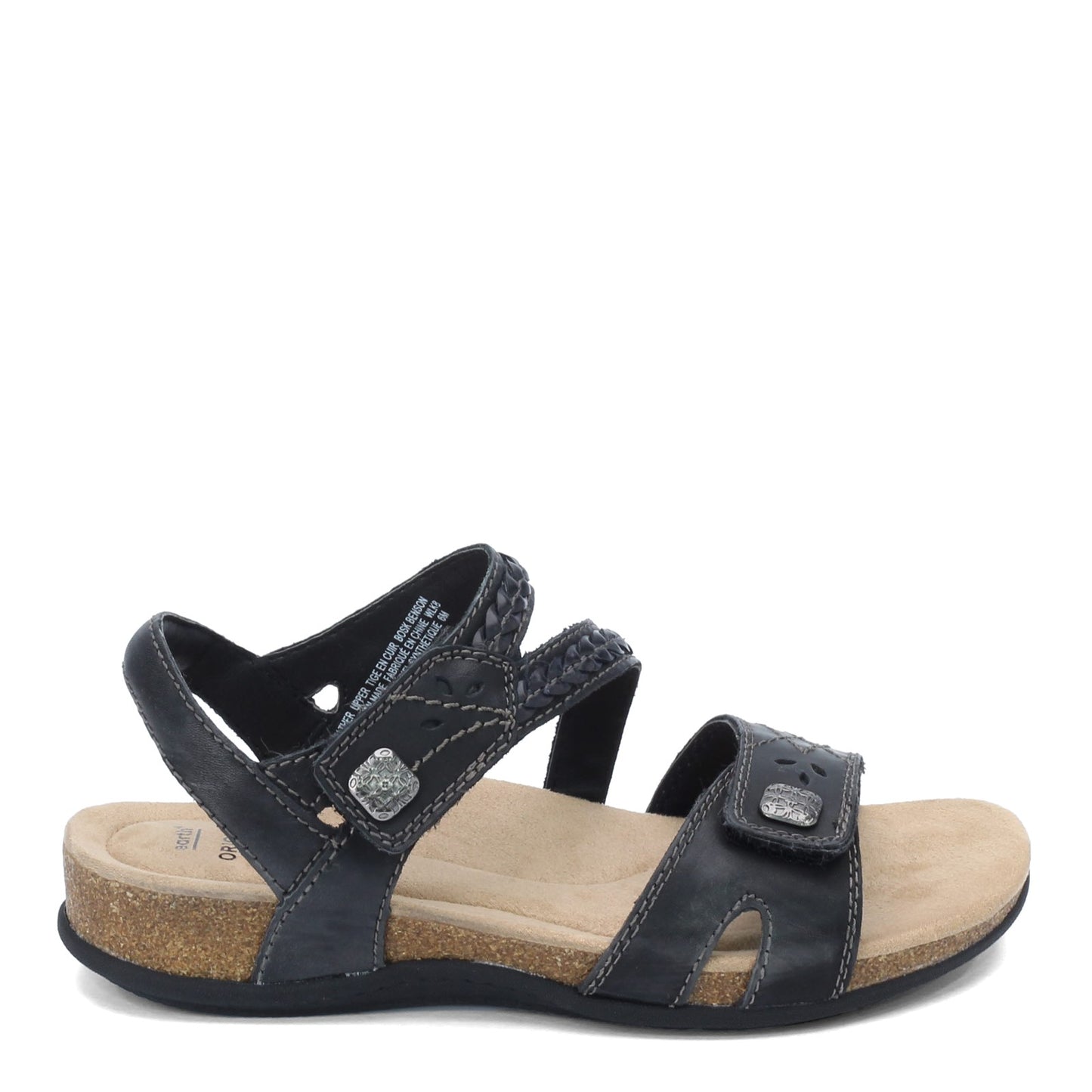 Peltz Shoes Women's Earth Origins Benson Sandal BLACK BENSON BLACK