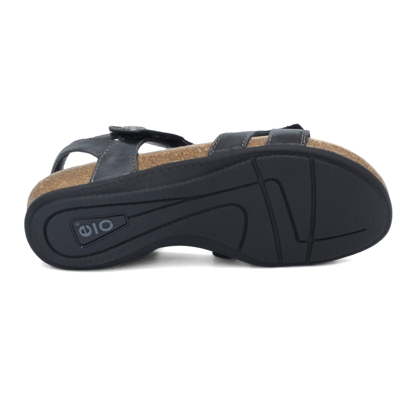 Peltz Shoes Women's Earth Origins Benson Sandal BLACK BENSON BLACK