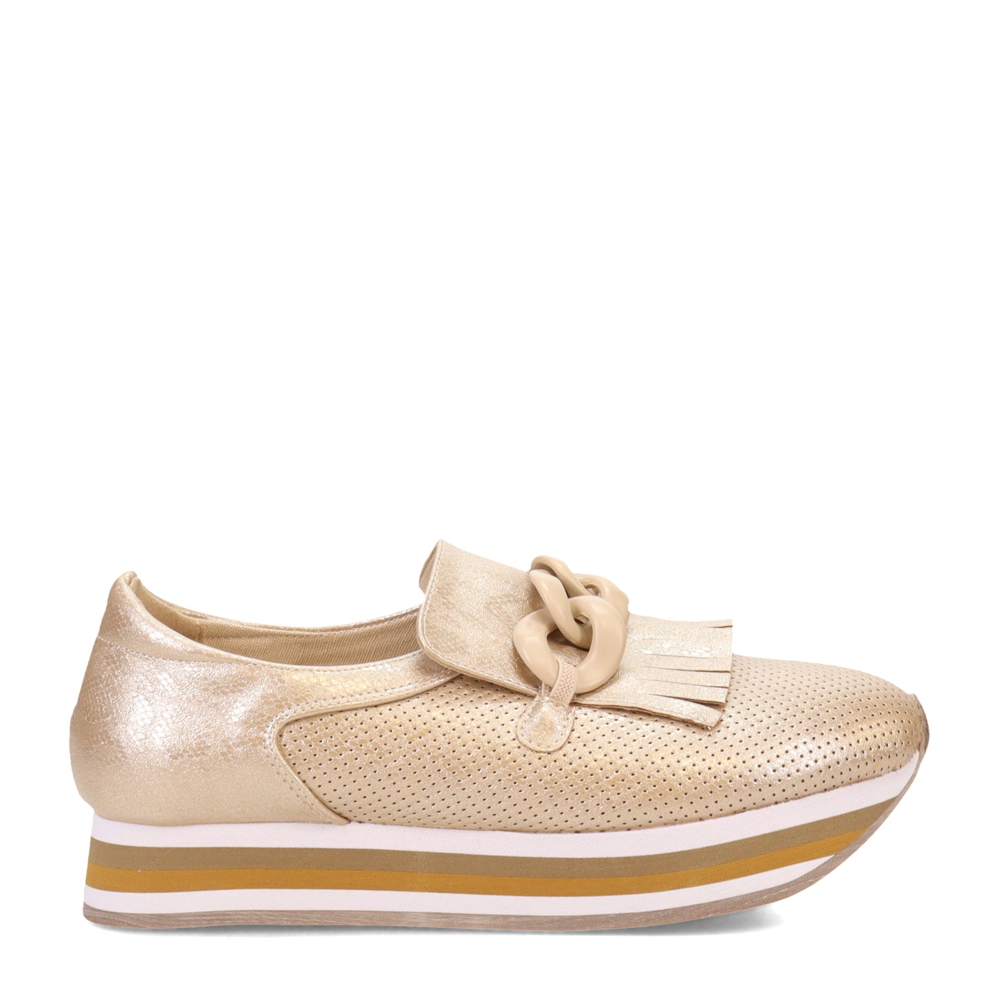 Peltz Shoes Women's Coconuts by Matisse Bess Loafer Gold BESS-GOLD
