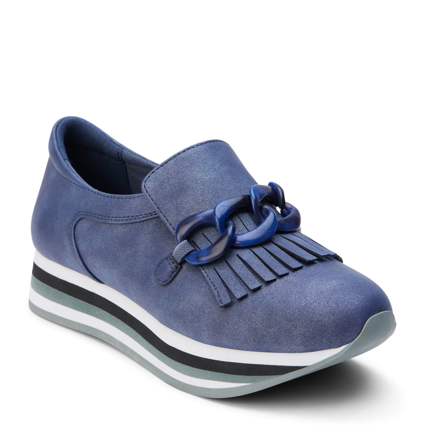 Peltz Shoes Women's Coconuts by Matisse Bess Loafer NAVY FROST BESS NAVY FROST