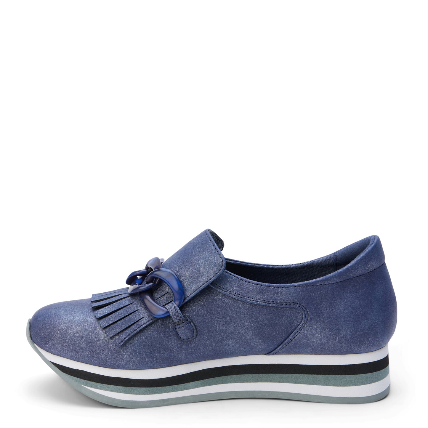 Peltz Shoes Women's Coconuts by Matisse Bess Loafer NAVY FROST BESS NAVY FROST