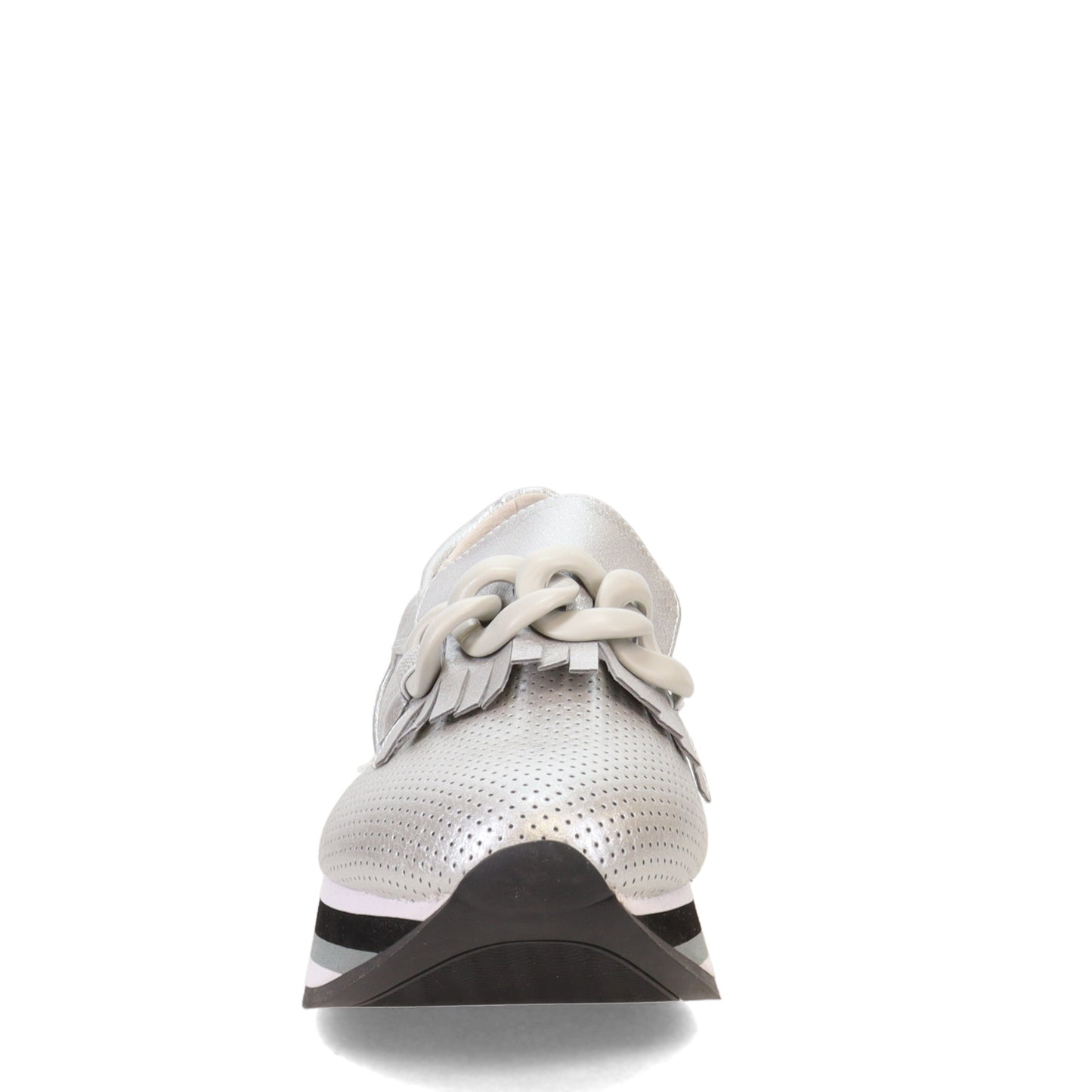 Peltz Shoes Women's Coconuts by Matisse Bess Loafer silver BESS-SILVER
