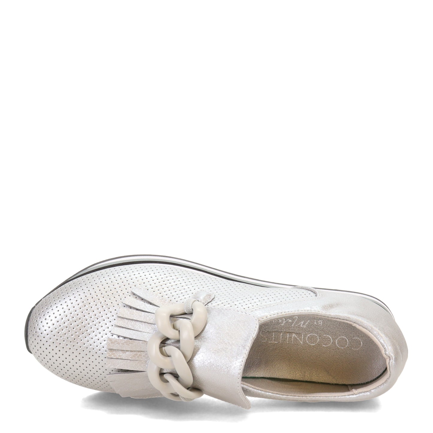Peltz Shoes Women's Coconuts by Matisse Bess Loafer silver BESS-SILVER