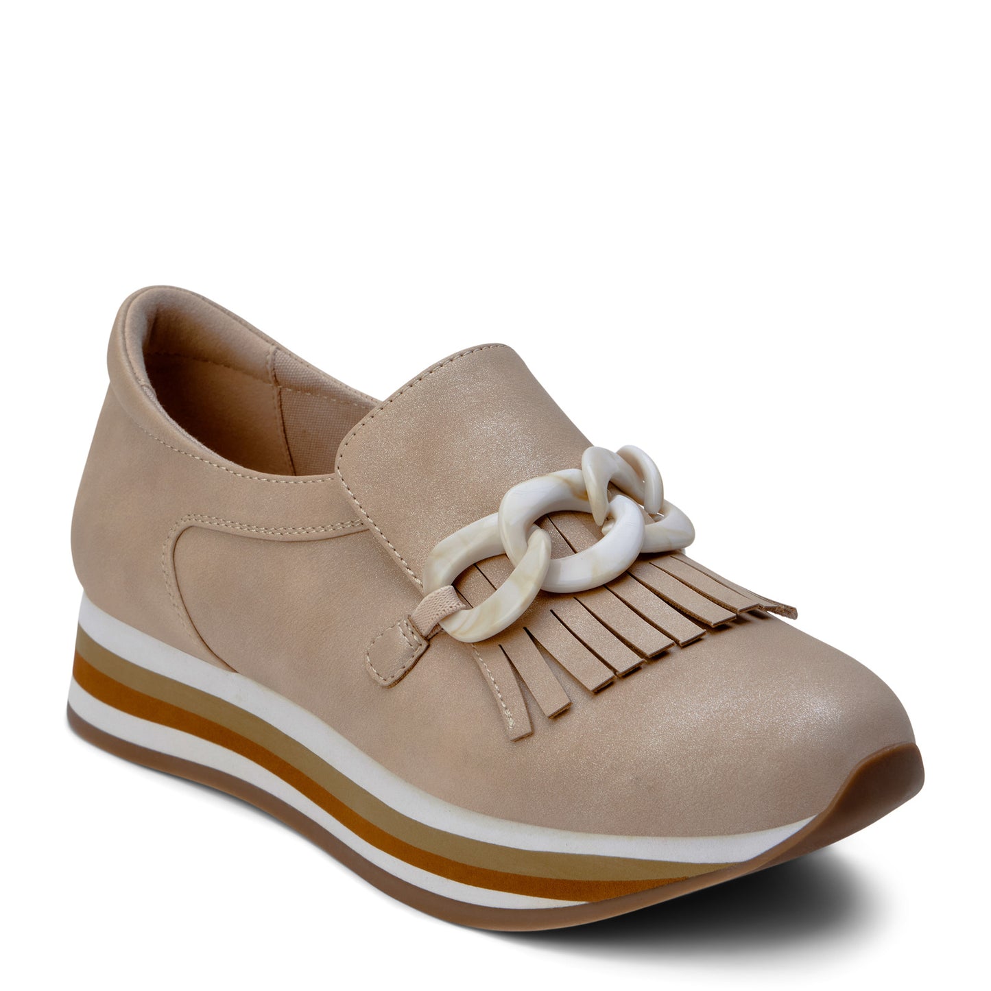 Peltz Shoes Women's Coconuts by Matisse Bess Loafer TAUPE VELVET BESS TAUPE VELVET