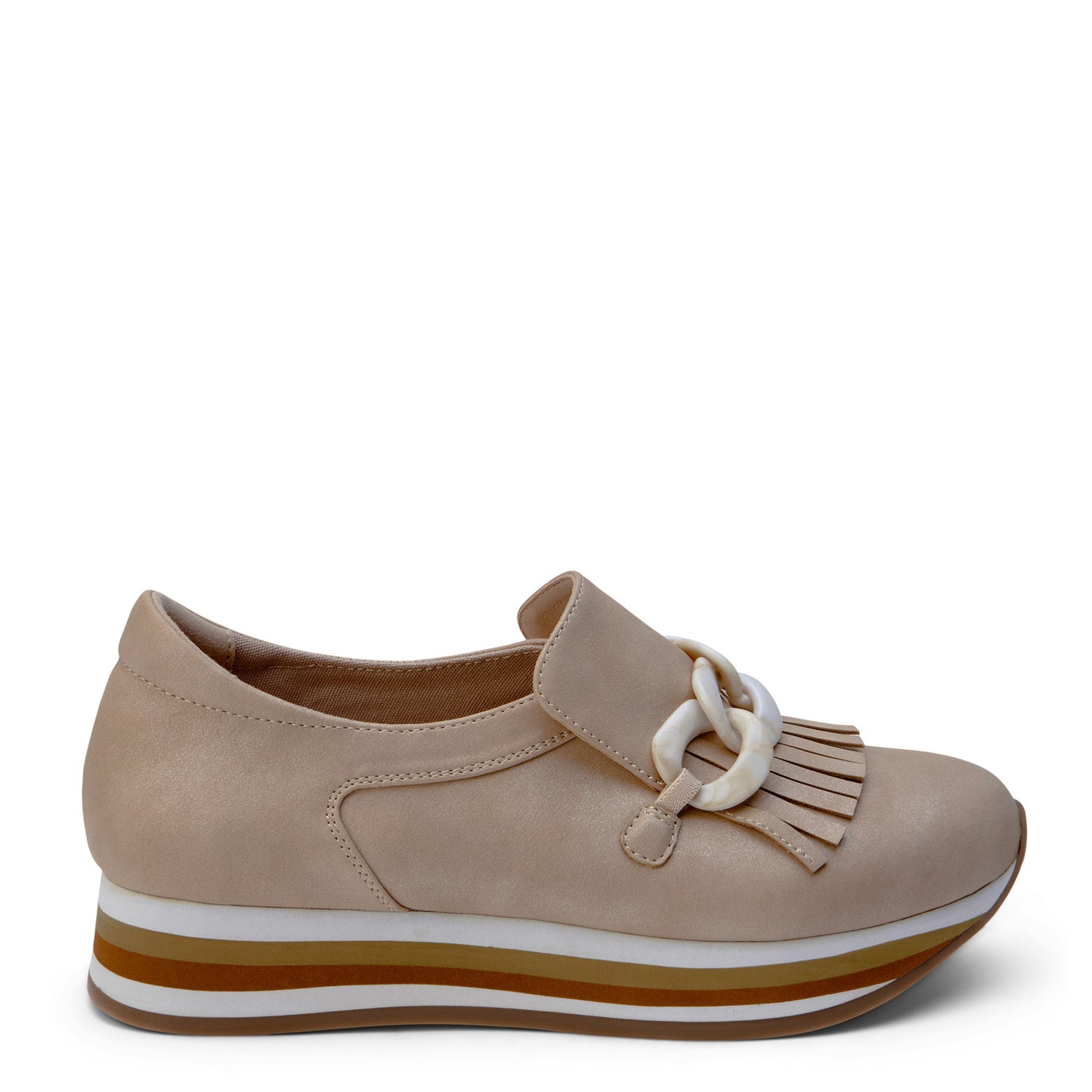 Peltz Shoes Women's Coconuts by Matisse Bess Loafer TAUPE VELVET BESS TAUPE VELVET
