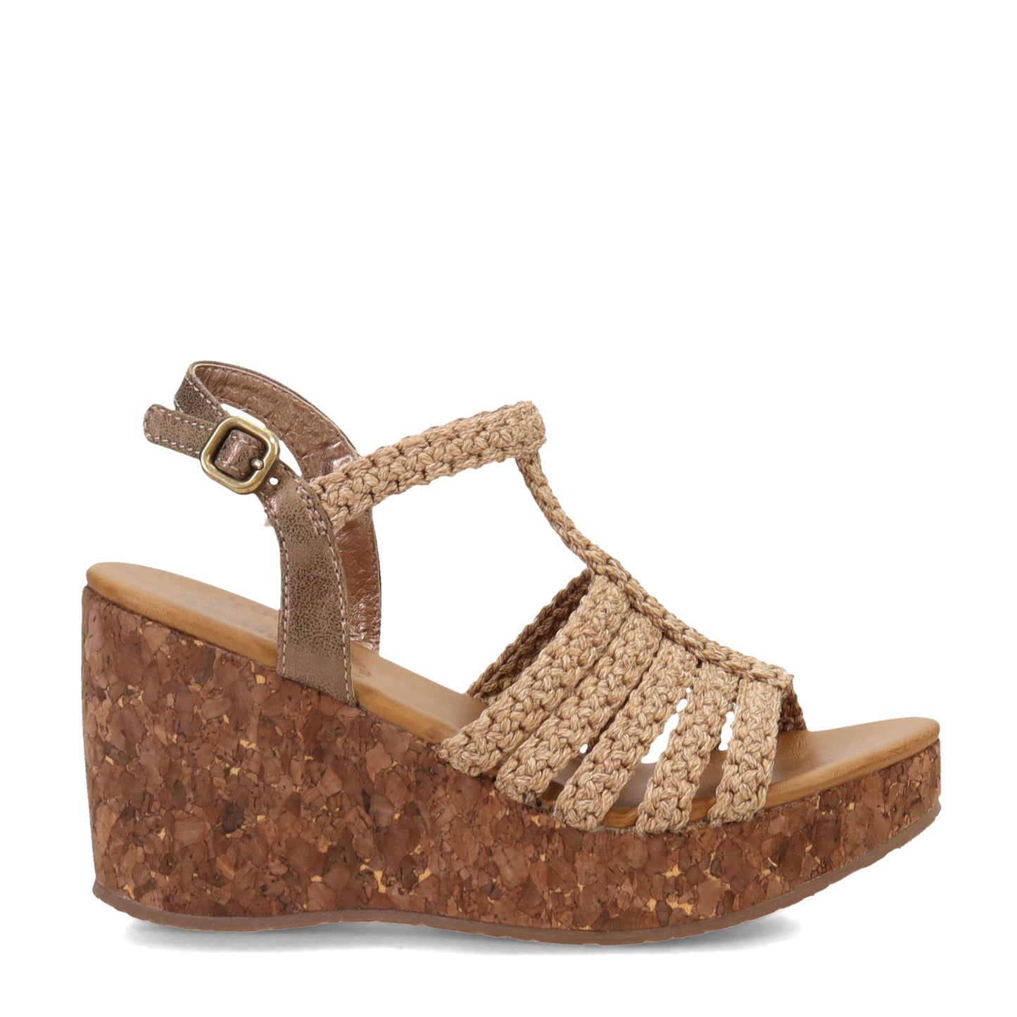 Peltz Shoes Women's 4Earth By Blowfish Malibu Palermo Sandal TAN BF-10005E-032