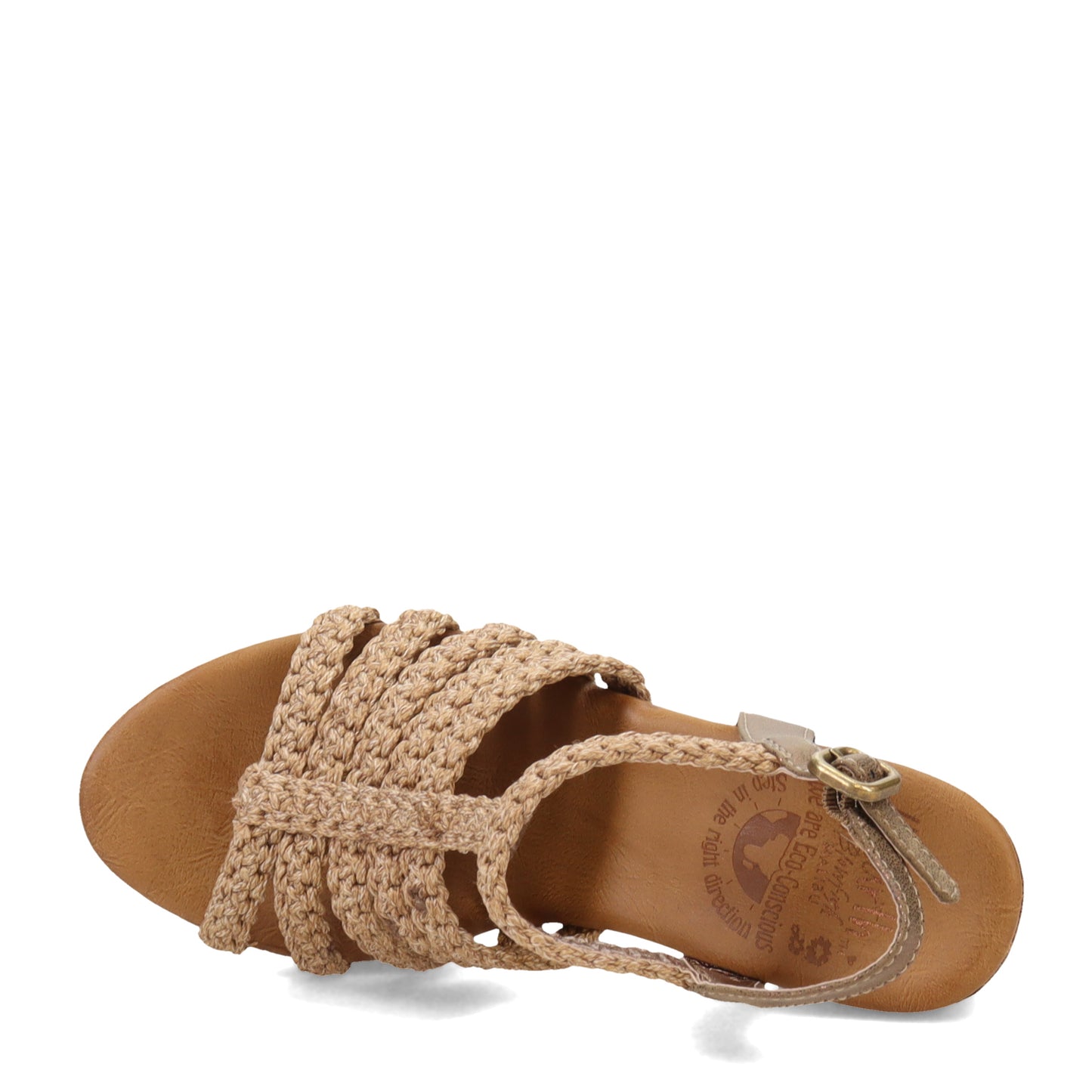 Peltz Shoes Women's 4Earth By Blowfish Malibu Palermo Sandal TAN BF-10005E-032