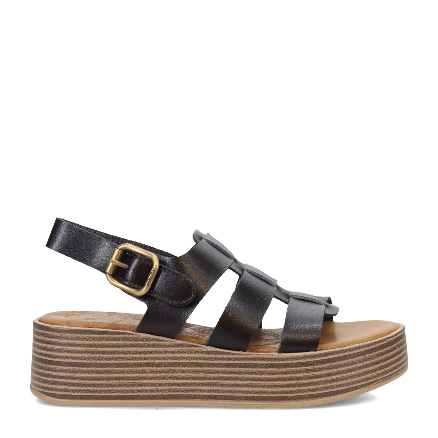 Peltz Shoes Women's Blowfish Malibu London Sandal BLACK BF-10070-024