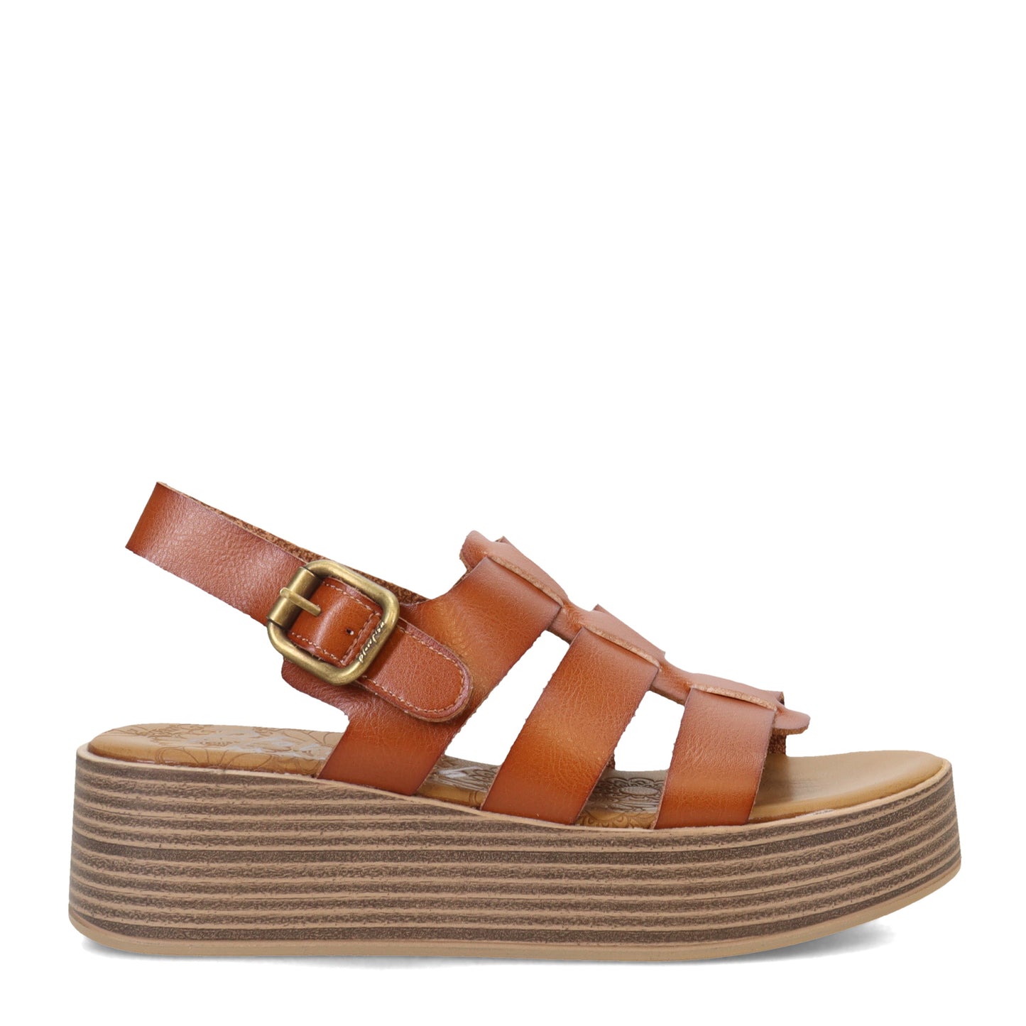 Peltz Shoes Women's Blowfish Malibu London Sandal BROWN BF-10070-032