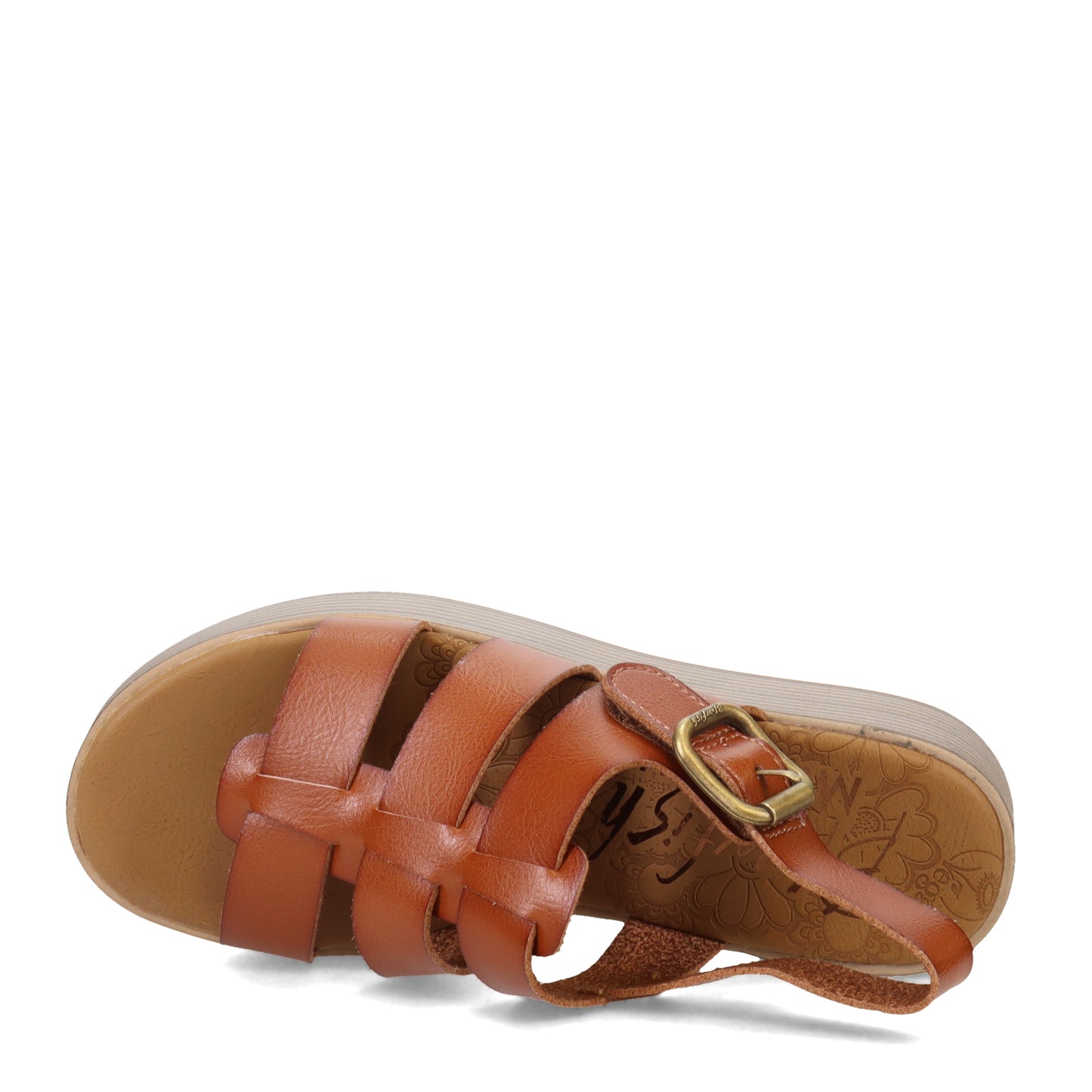 Peltz Shoes Women's Blowfish Malibu London Sandal BROWN BF-10070-032