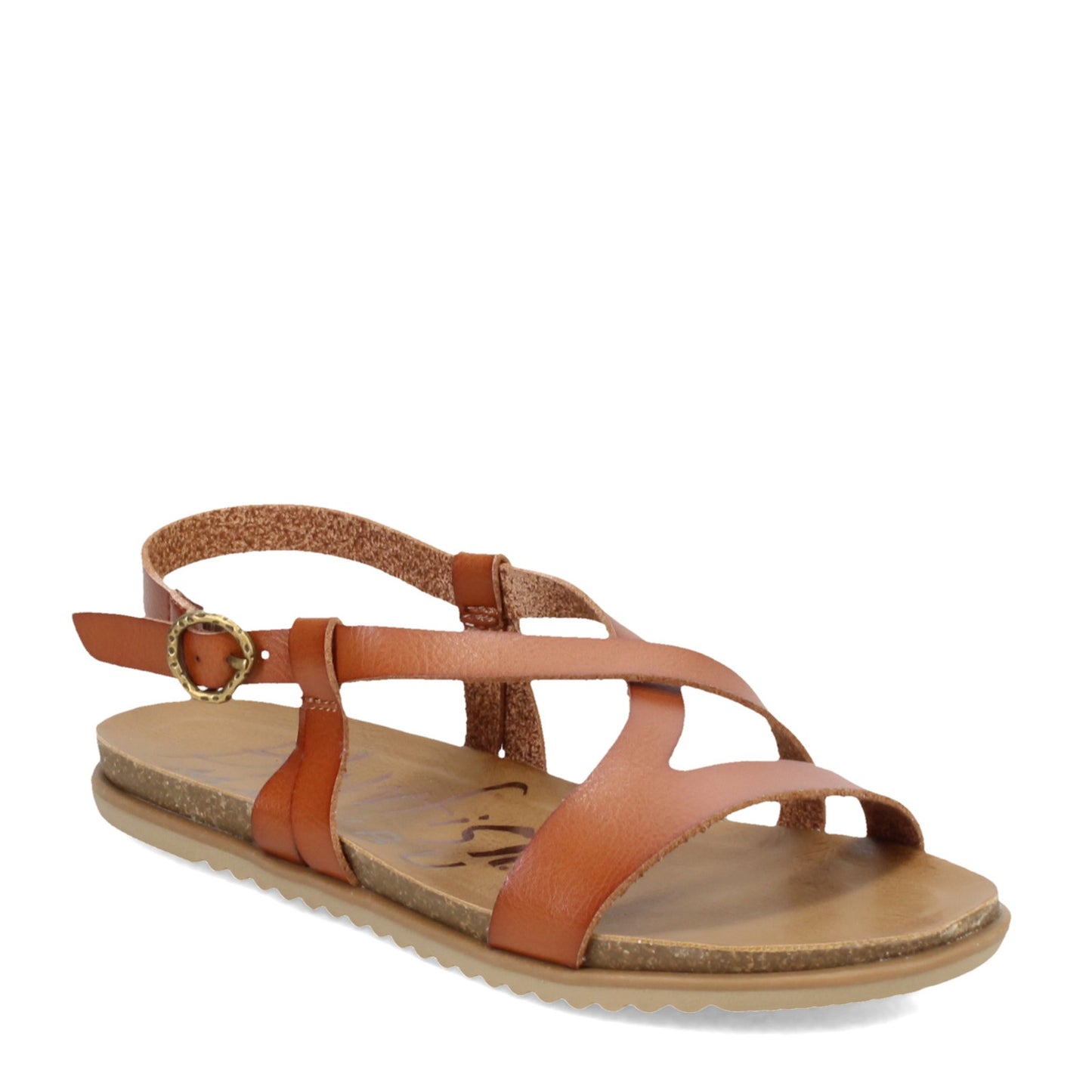 Peltz Shoes Women's Blowfish Malibu Mercury Sandal BROWN BF-10147-032