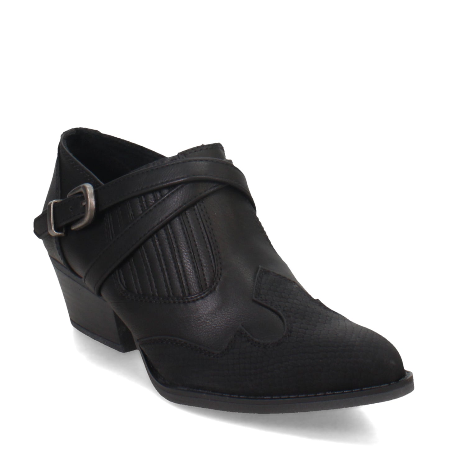 Peltz Shoes Women's Blowfish Malibu Saloon Boot BLACK BF-10373-271