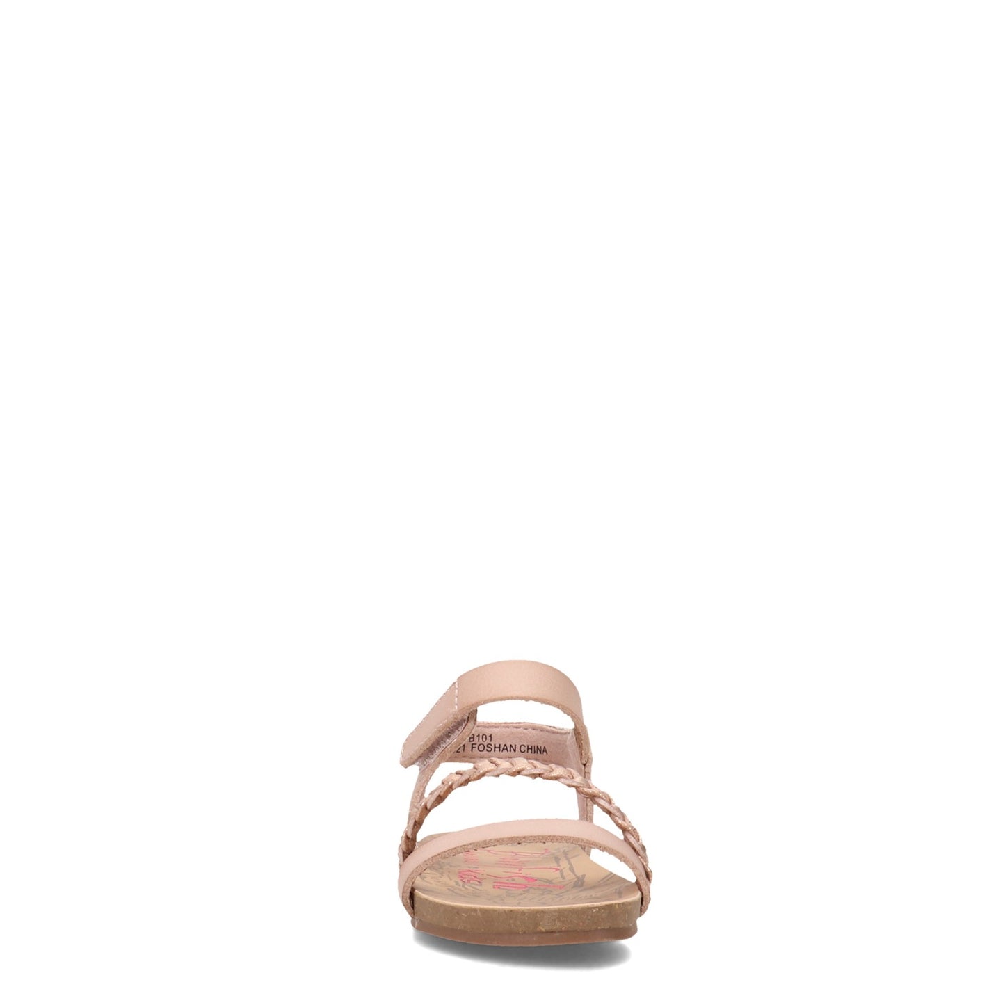 Peltz Shoes Girl's Blowfish Malibu Goya Sandal - Toddler & Little Kid PINK METALLIC BF-7230B-T 284