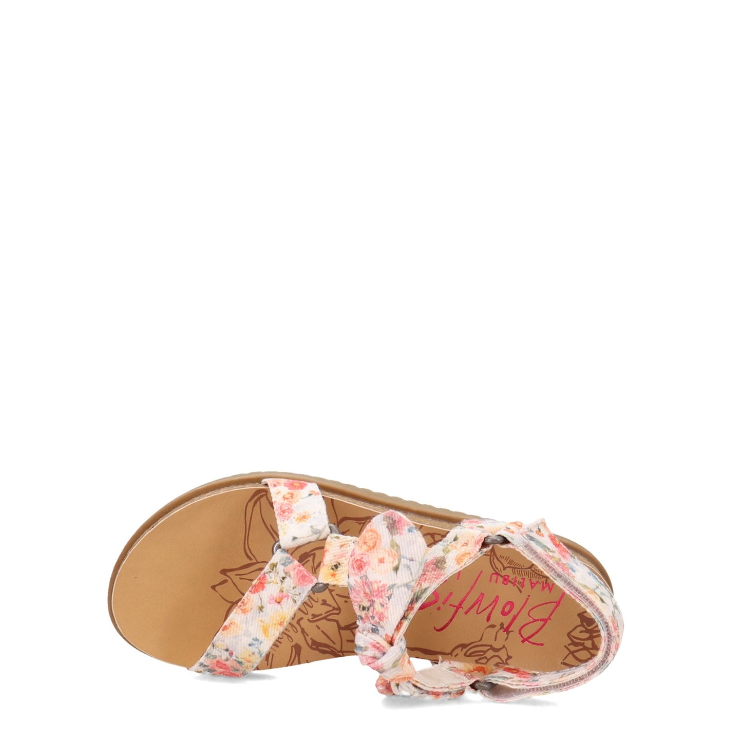 Peltz Shoes Girl's Blowfish Malibu Kids Fancy Sandal - Little Kid & Big Kid WHITE TERRARIUM BF-9312K 771